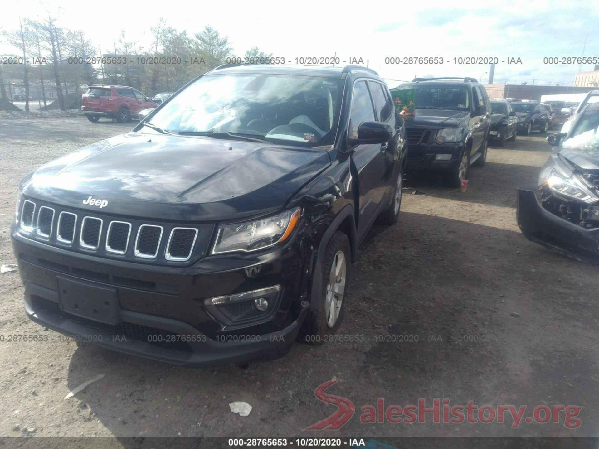 3C4NJDBB0KT602203 2019 JEEP COMPASS