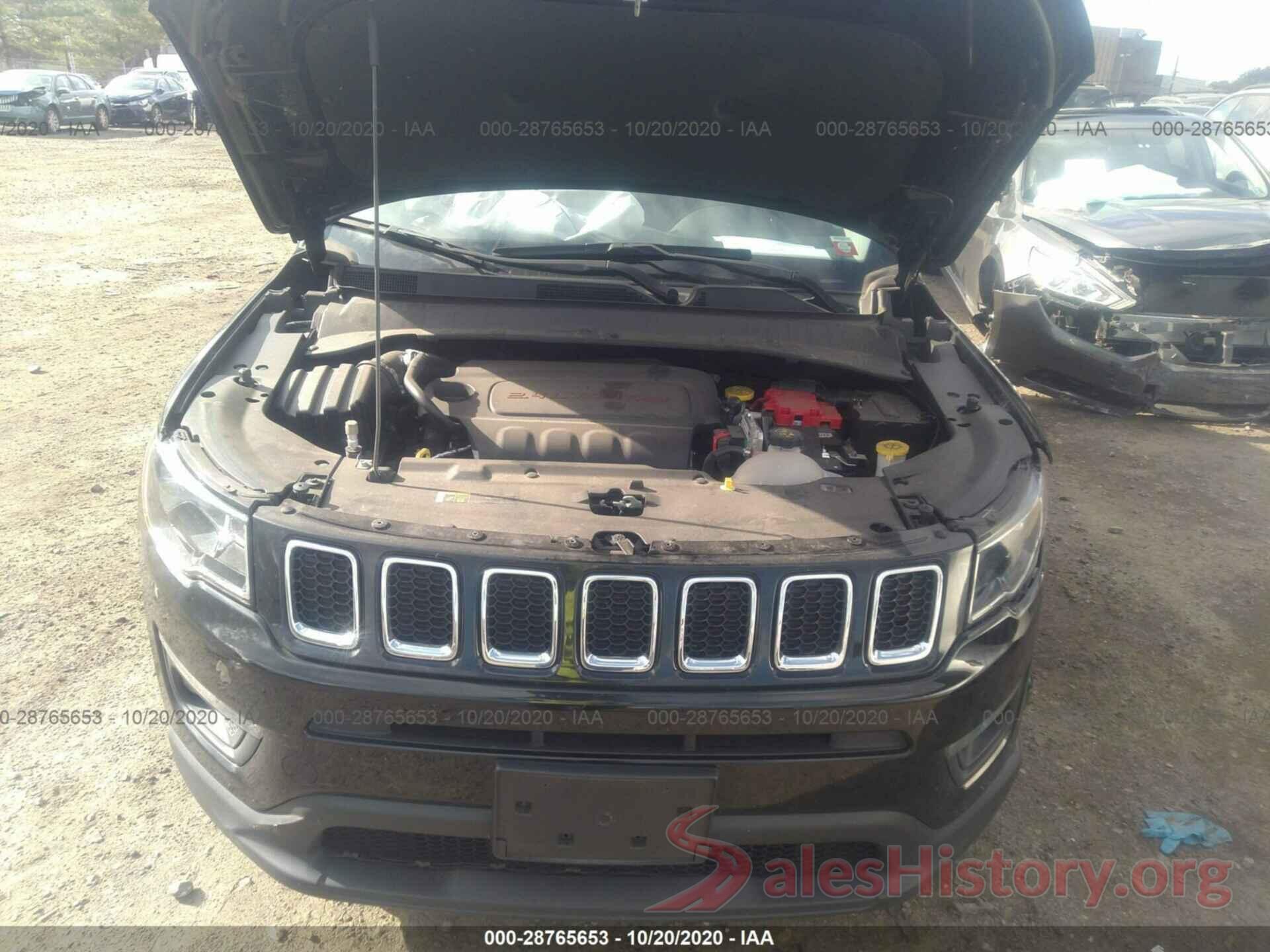 3C4NJDBB0KT602203 2019 JEEP COMPASS