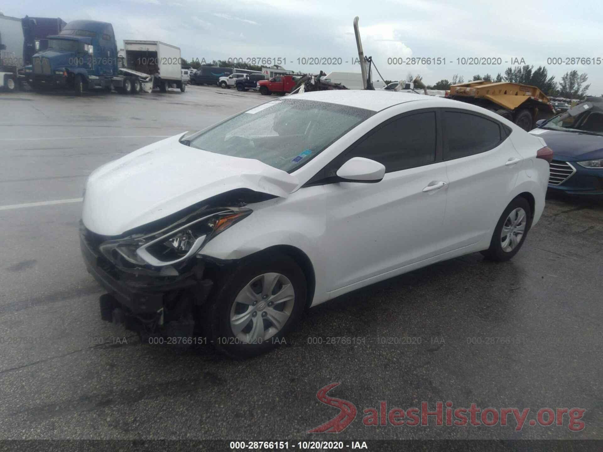 5NPDH4AE1GH663523 2016 HYUNDAI ELANTRA