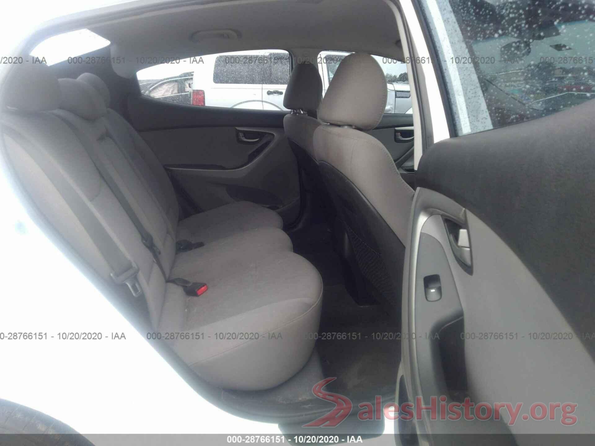 5NPDH4AE1GH663523 2016 HYUNDAI ELANTRA