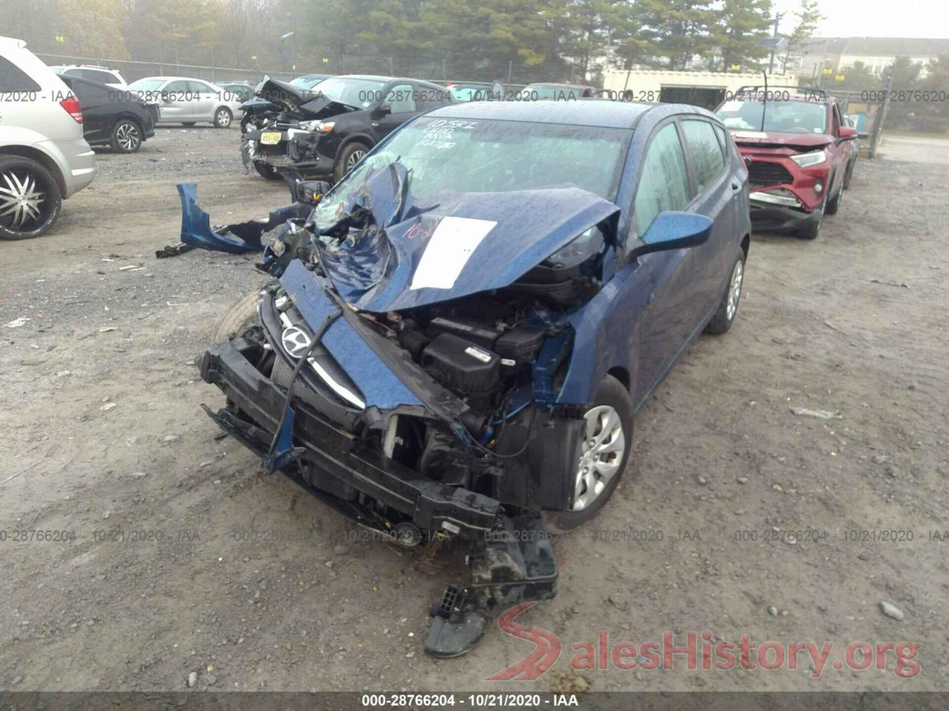 KMHCT5AE9GU237192 2016 HYUNDAI ACCENT