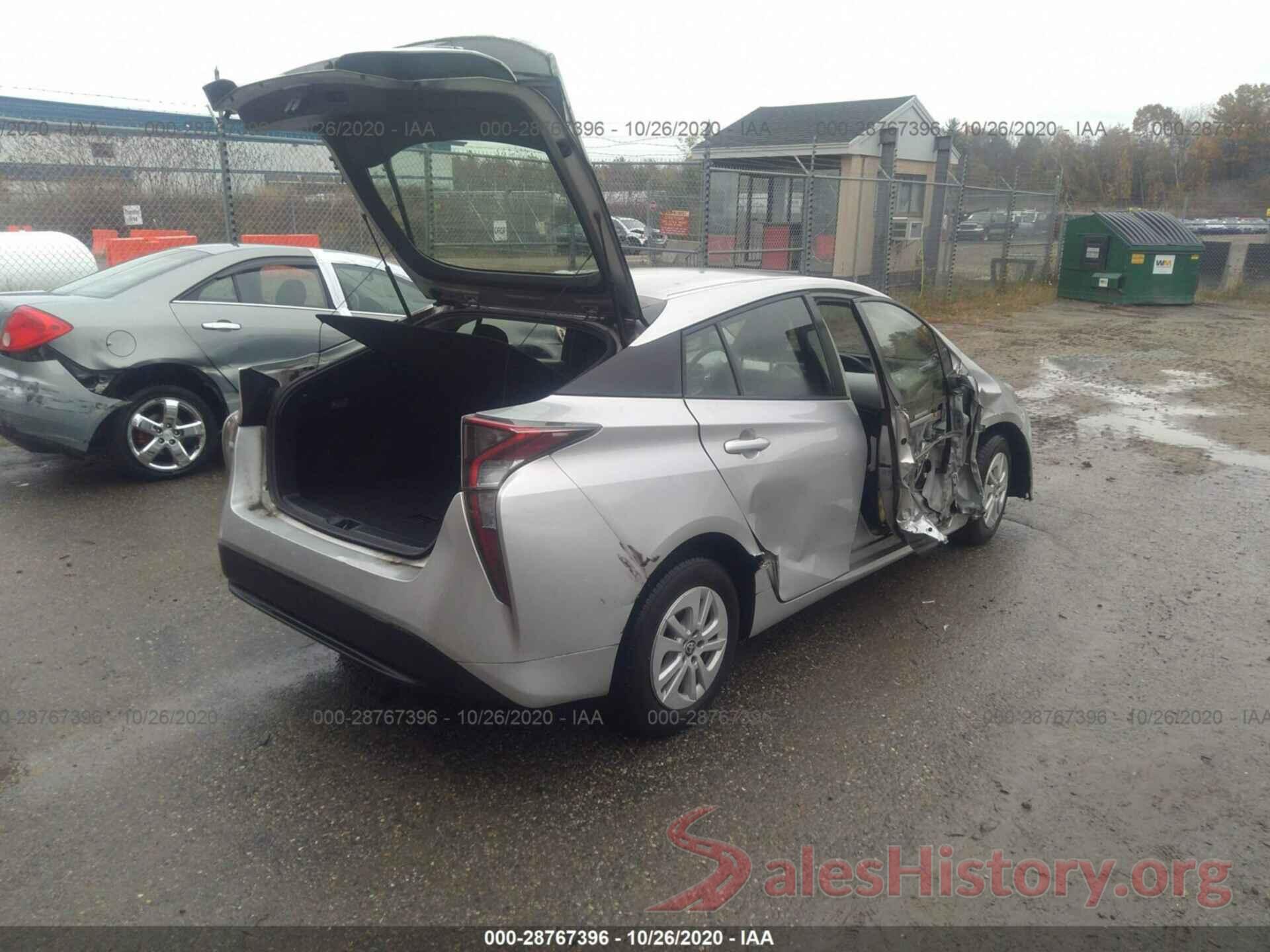 JTDKBRFU4G3012209 2016 TOYOTA PRIUS