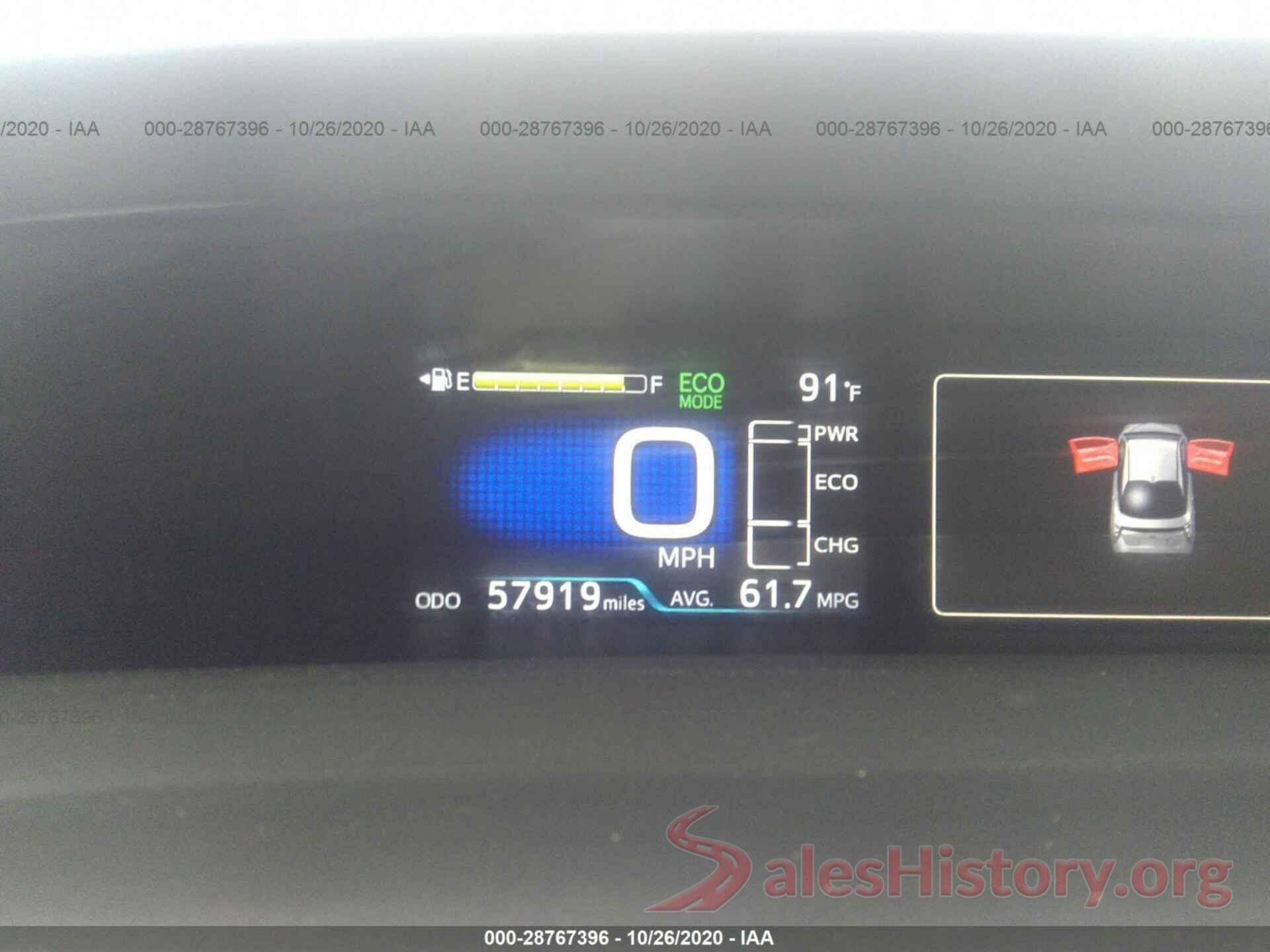 JTDKBRFU4G3012209 2016 TOYOTA PRIUS