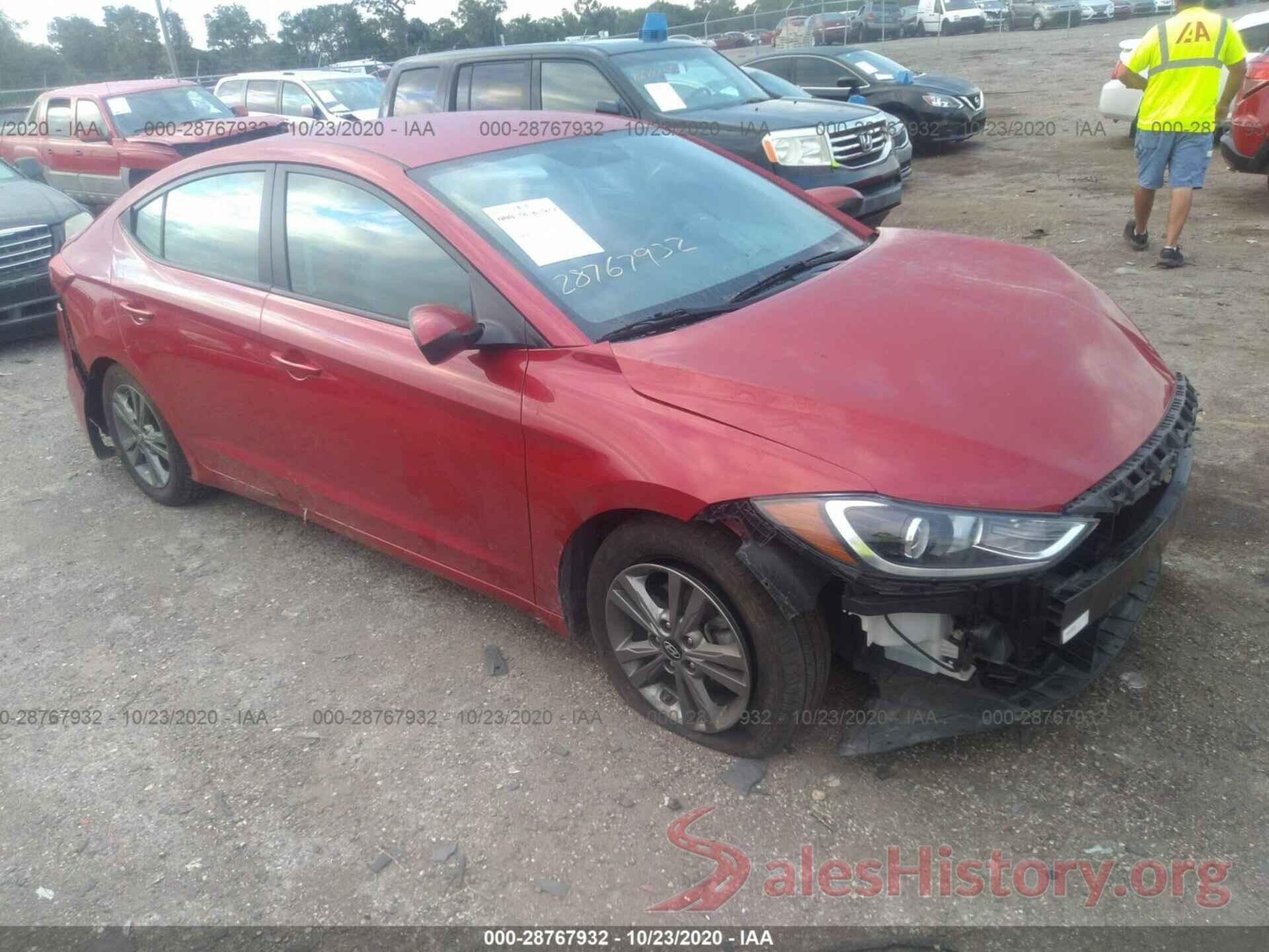 5NPD84LF1JH370816 2018 HYUNDAI ELANTRA