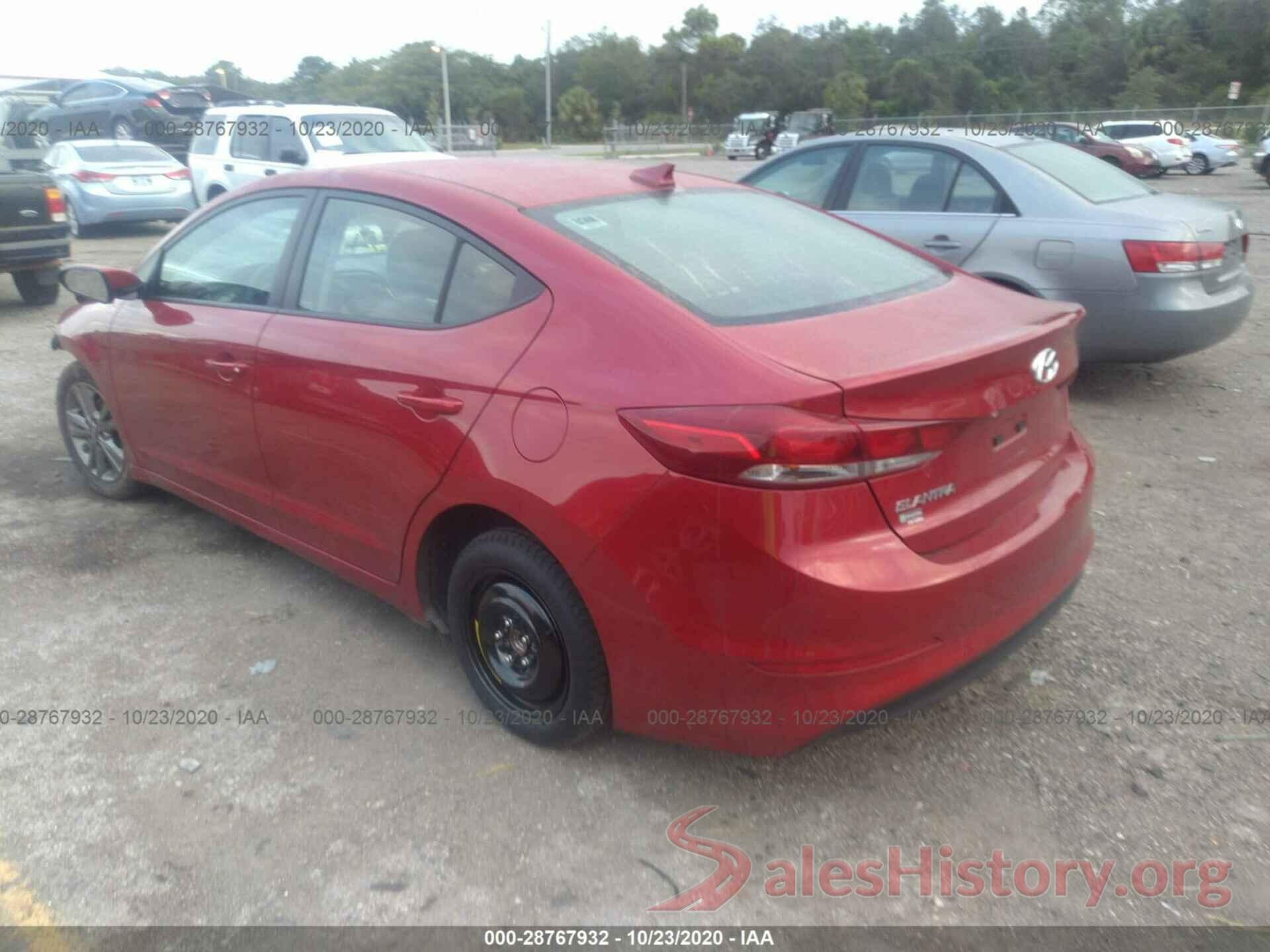 5NPD84LF1JH370816 2018 HYUNDAI ELANTRA