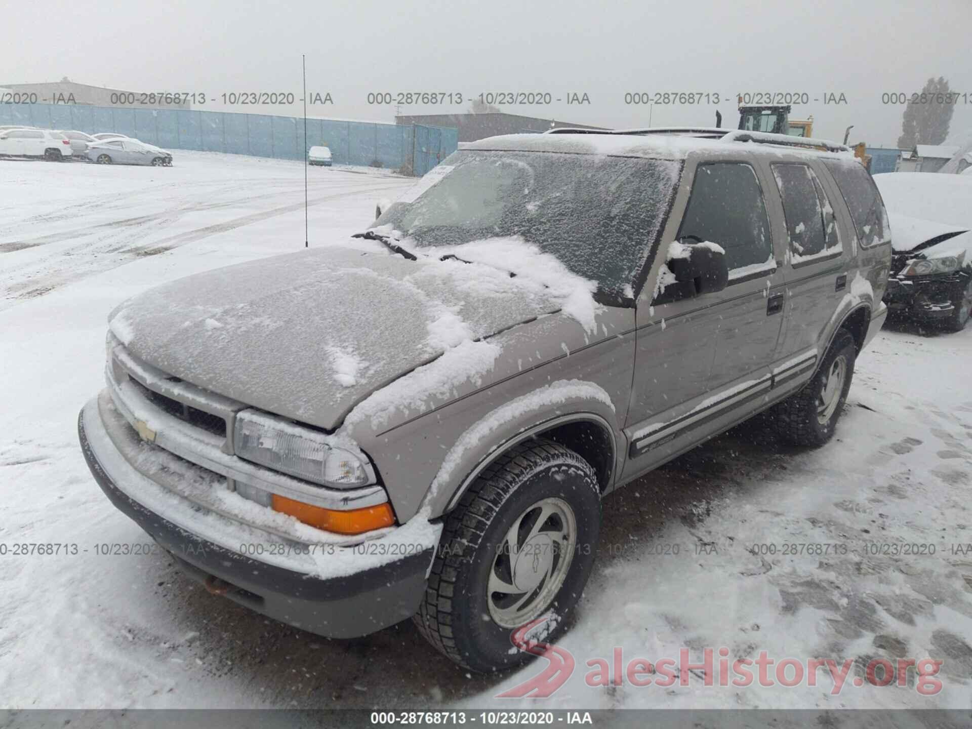 1GNDT13WX1K219205 2001 CHEVROLET BLAZER