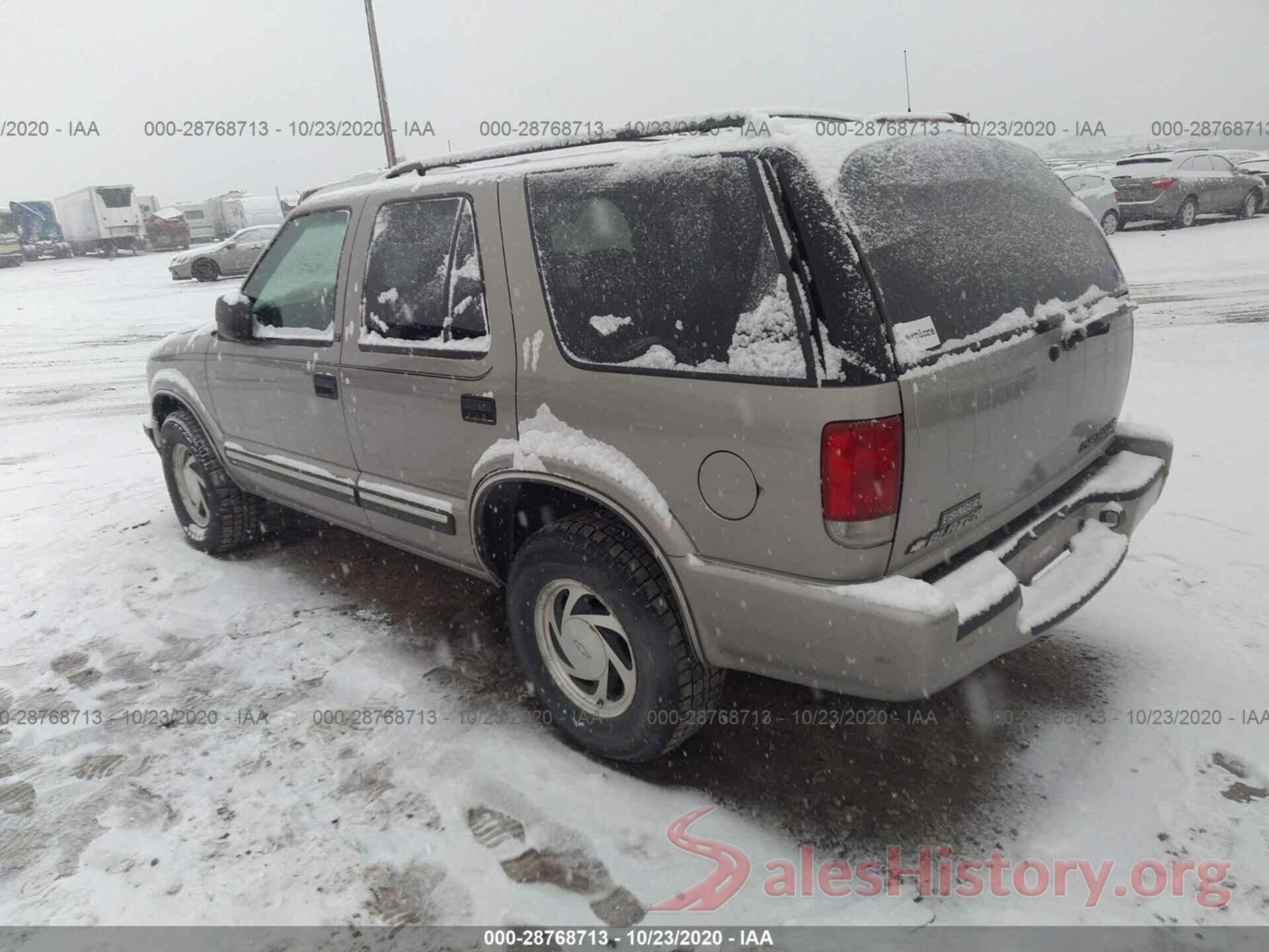 1GNDT13WX1K219205 2001 CHEVROLET BLAZER