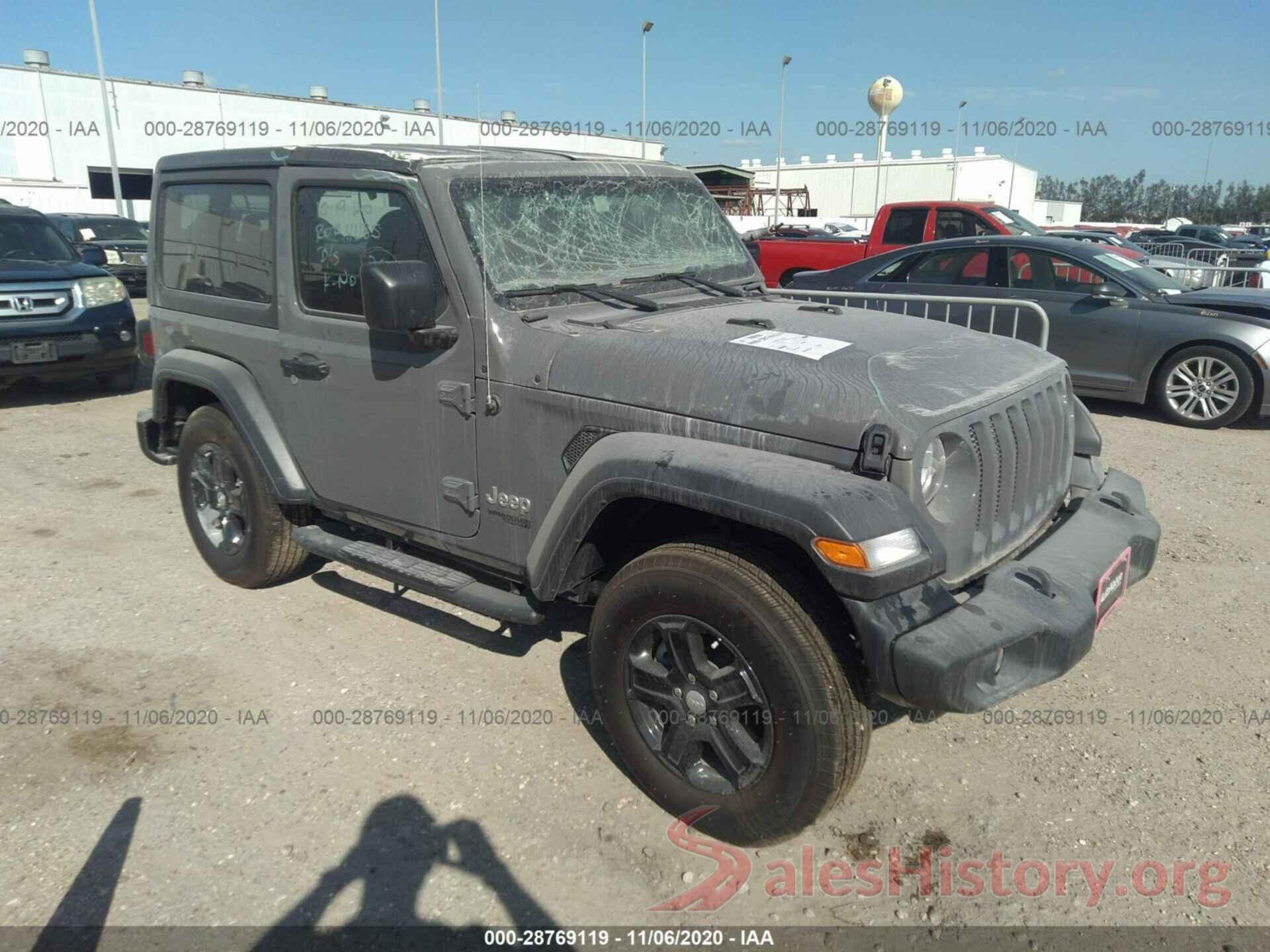 1C4GJXAN9LW302564 2020 JEEP WRANGLER