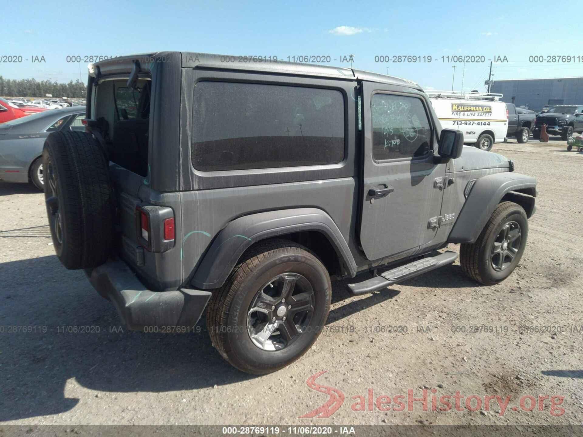 1C4GJXAN9LW302564 2020 JEEP WRANGLER