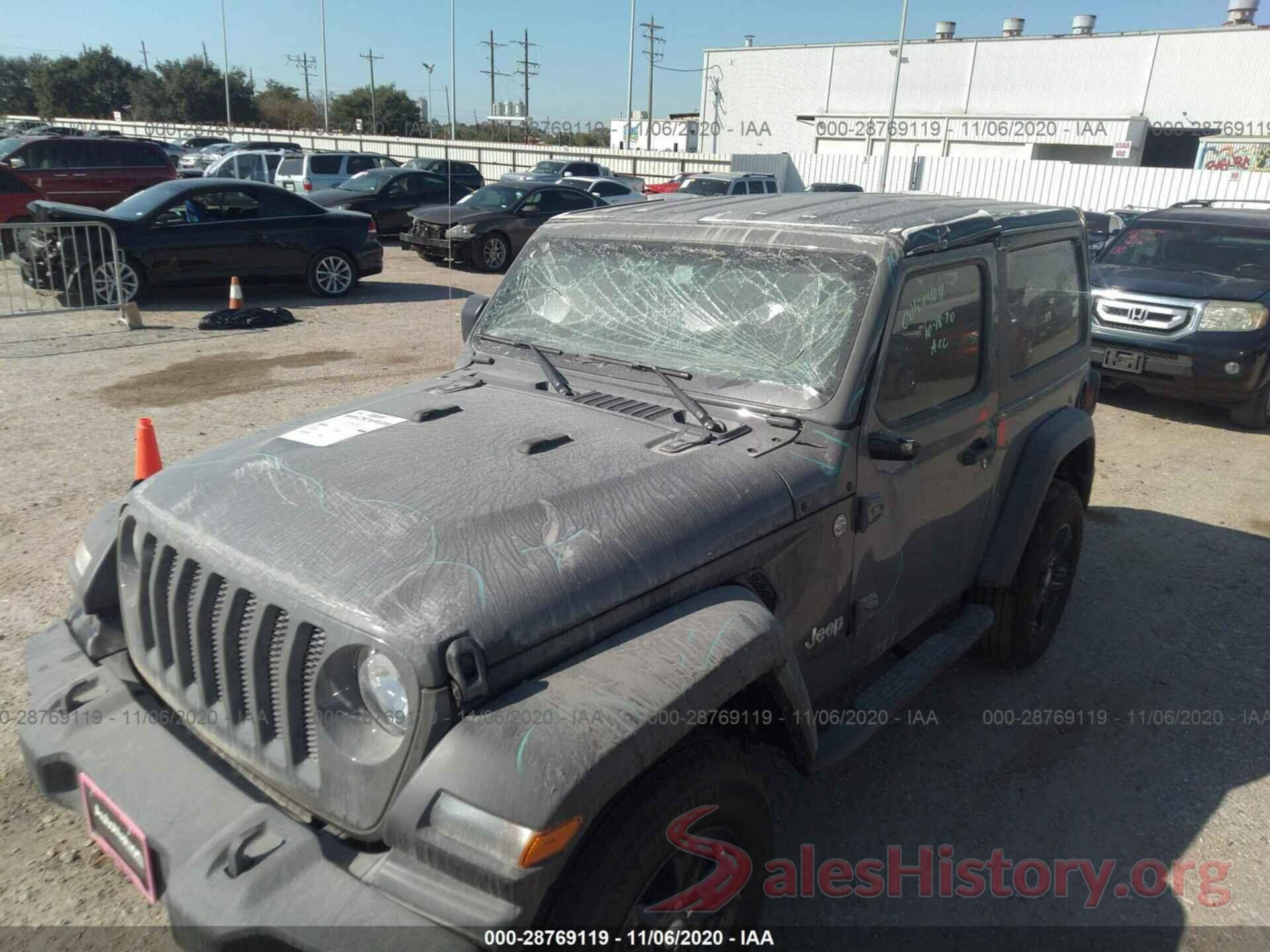 1C4GJXAN9LW302564 2020 JEEP WRANGLER