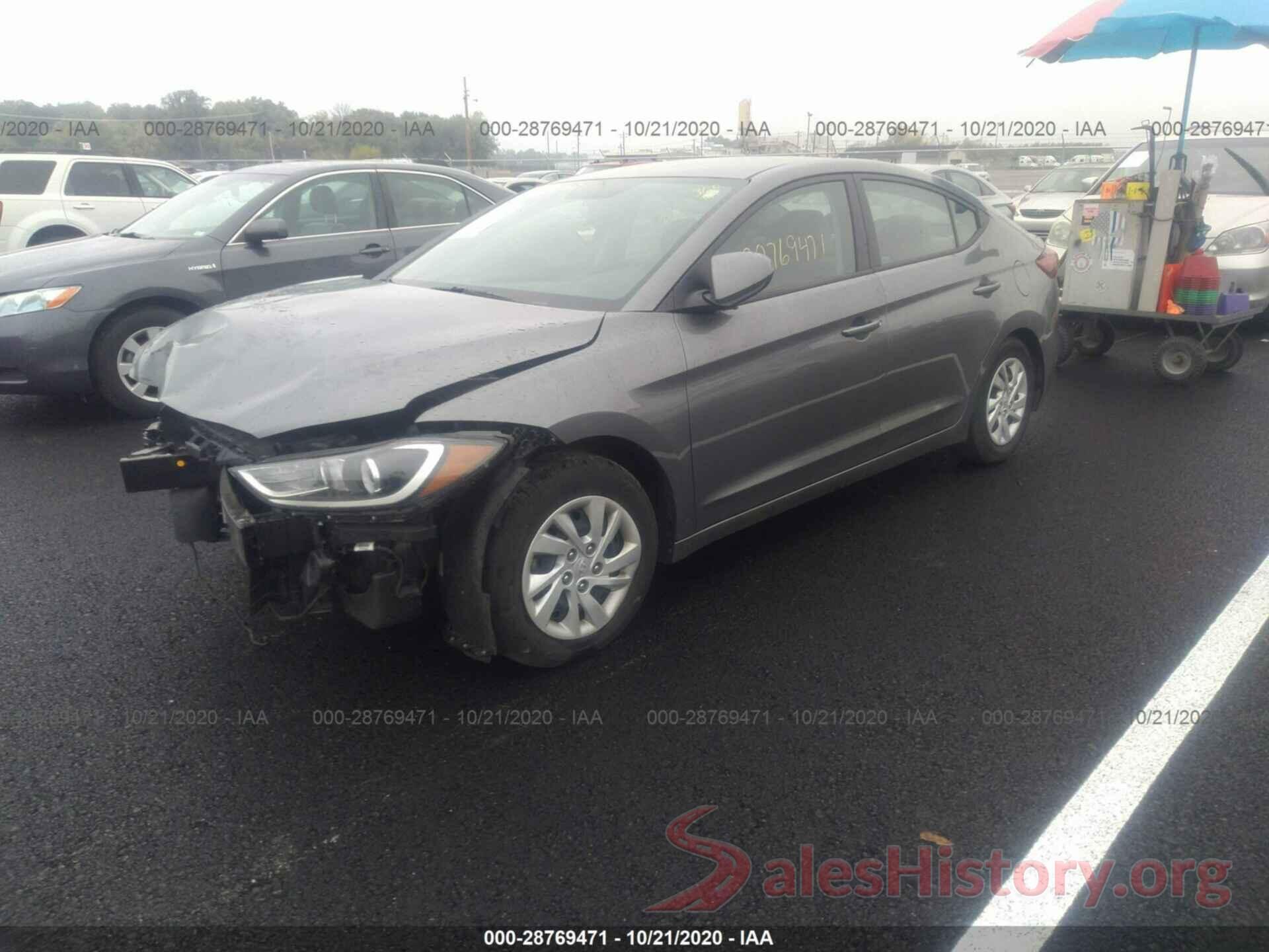 5NPD74LF7JH401277 2018 HYUNDAI ELANTRA