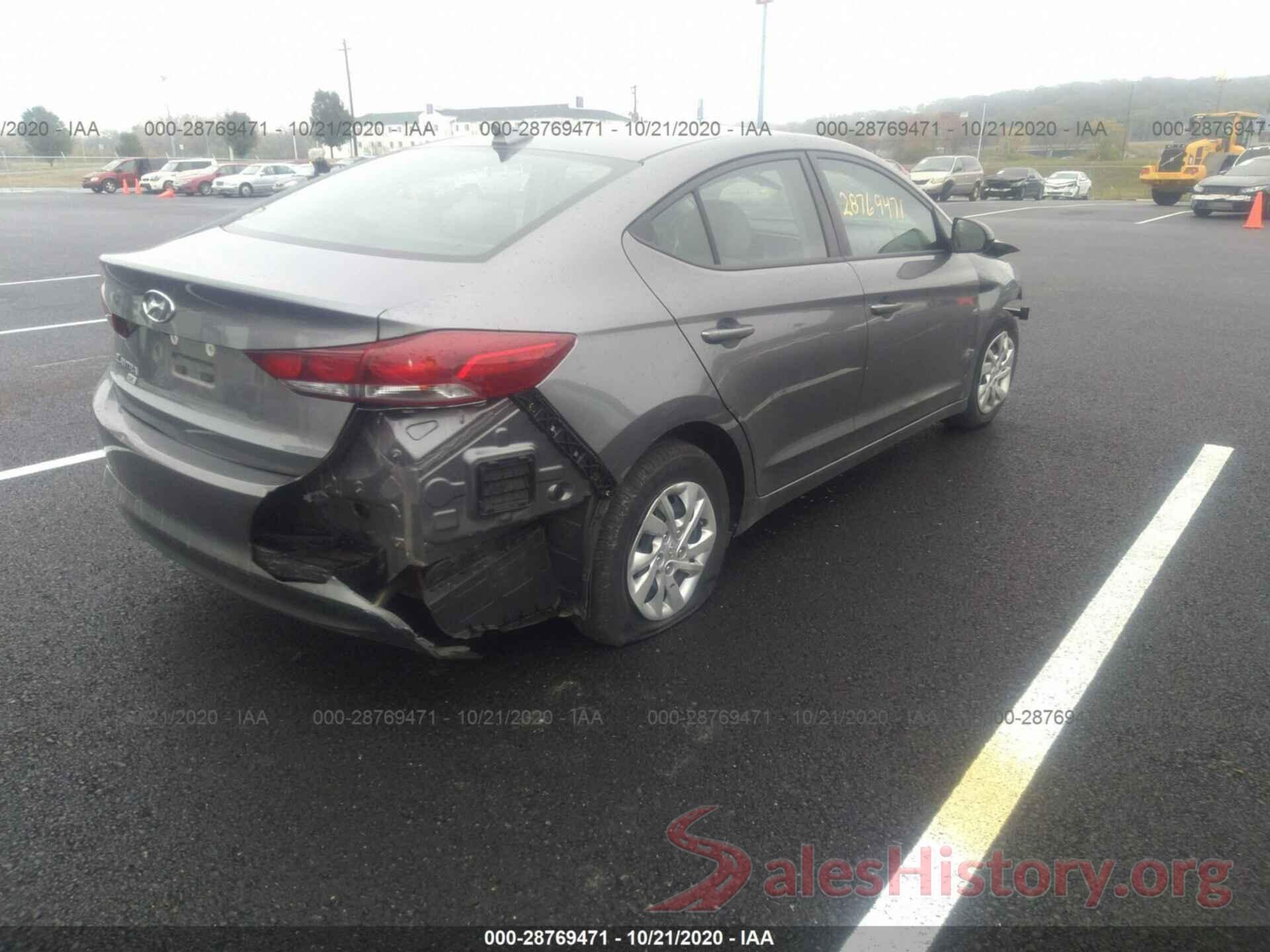 5NPD74LF7JH401277 2018 HYUNDAI ELANTRA