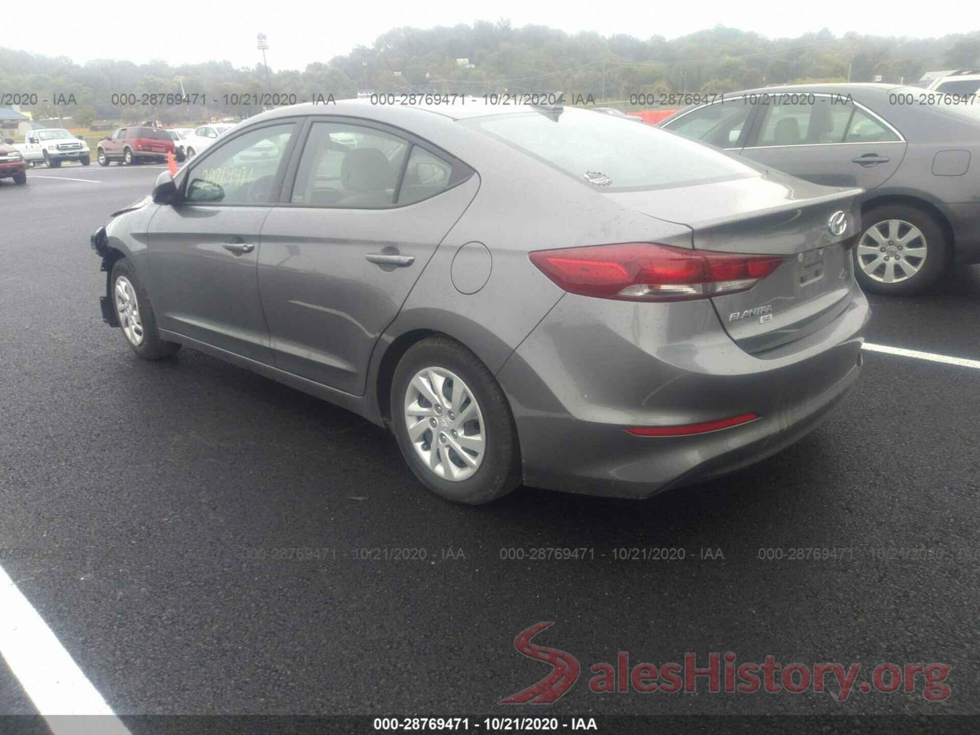 5NPD74LF7JH401277 2018 HYUNDAI ELANTRA