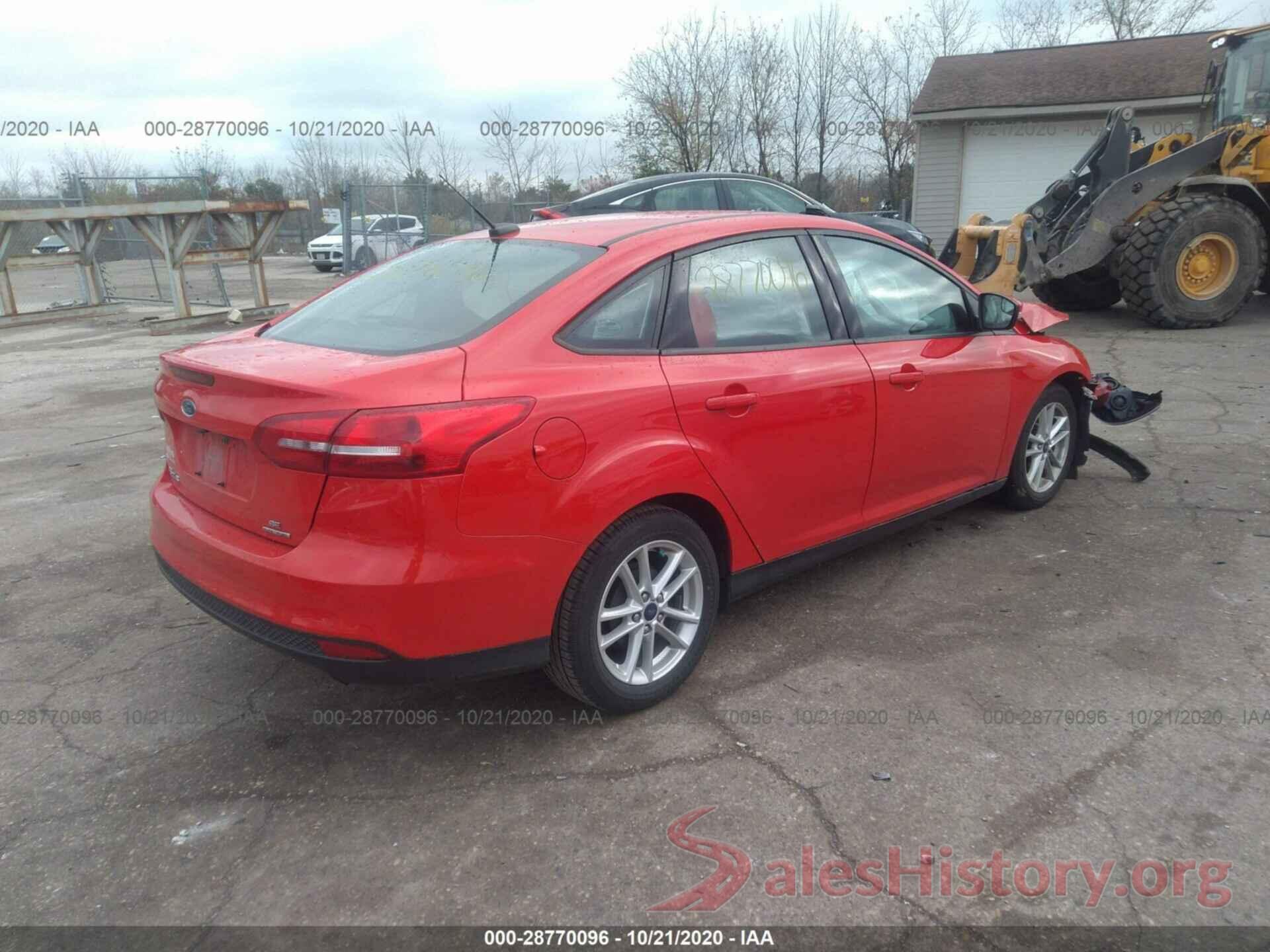 1FADP3F27GL309454 2016 FORD FOCUS