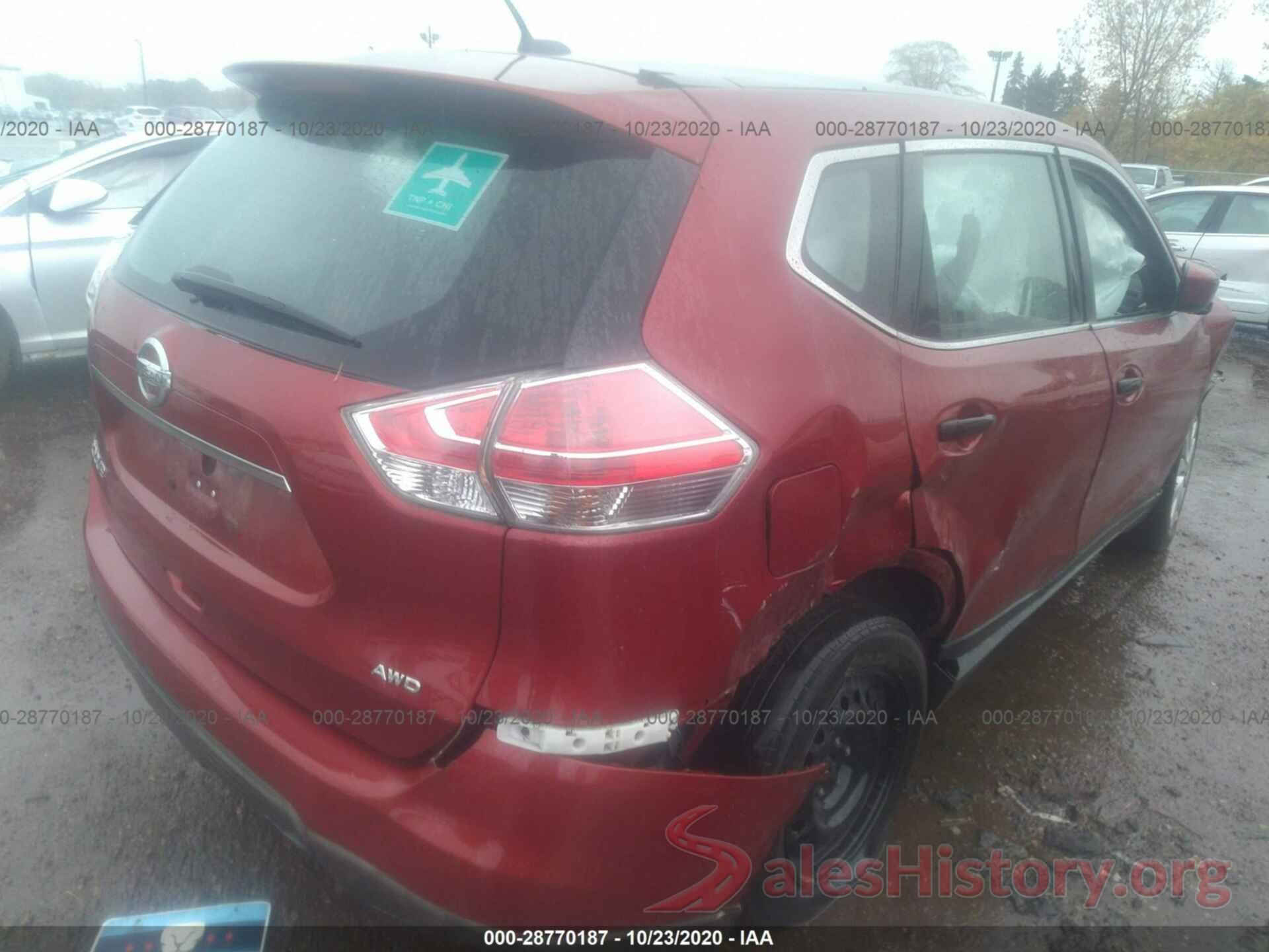 KNMAT2MV3GP703218 2016 NISSAN ROGUE