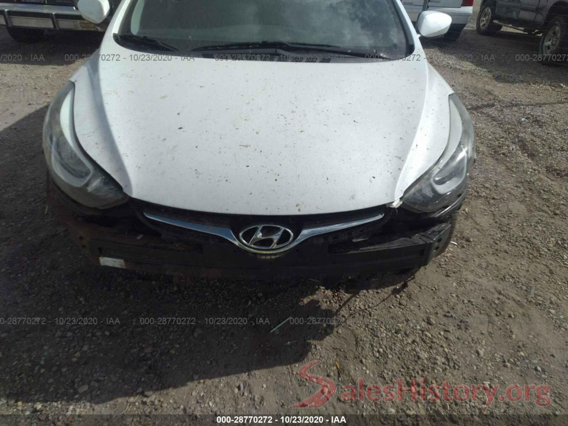 5NPDH4AE1GH771429 2016 HYUNDAI ELANTRA