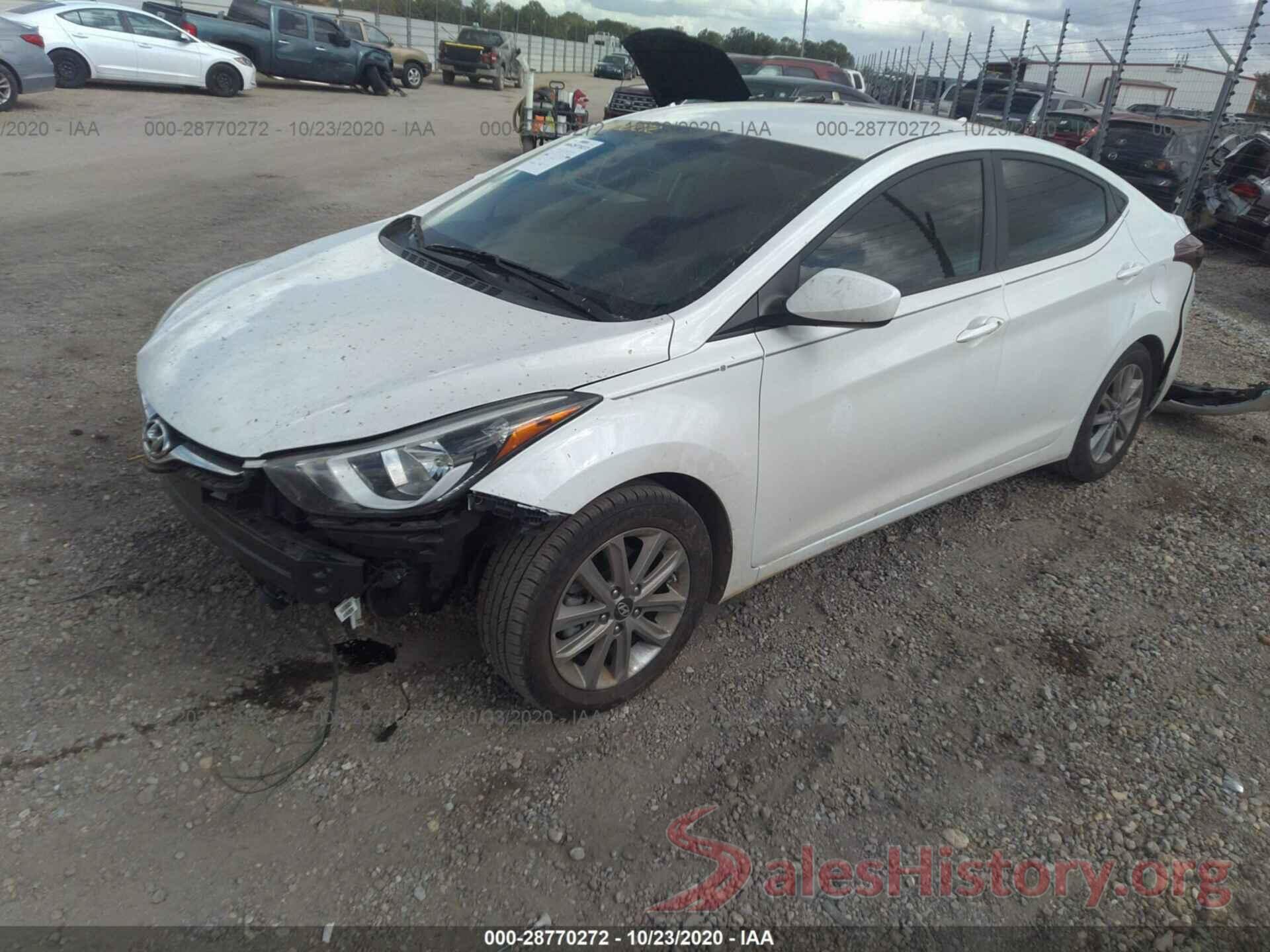 5NPDH4AE1GH771429 2016 HYUNDAI ELANTRA