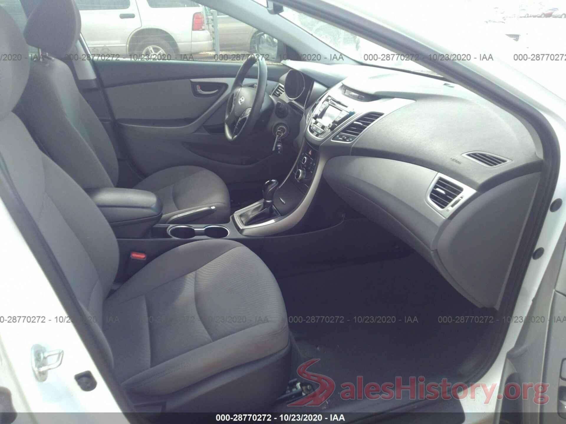 5NPDH4AE1GH771429 2016 HYUNDAI ELANTRA