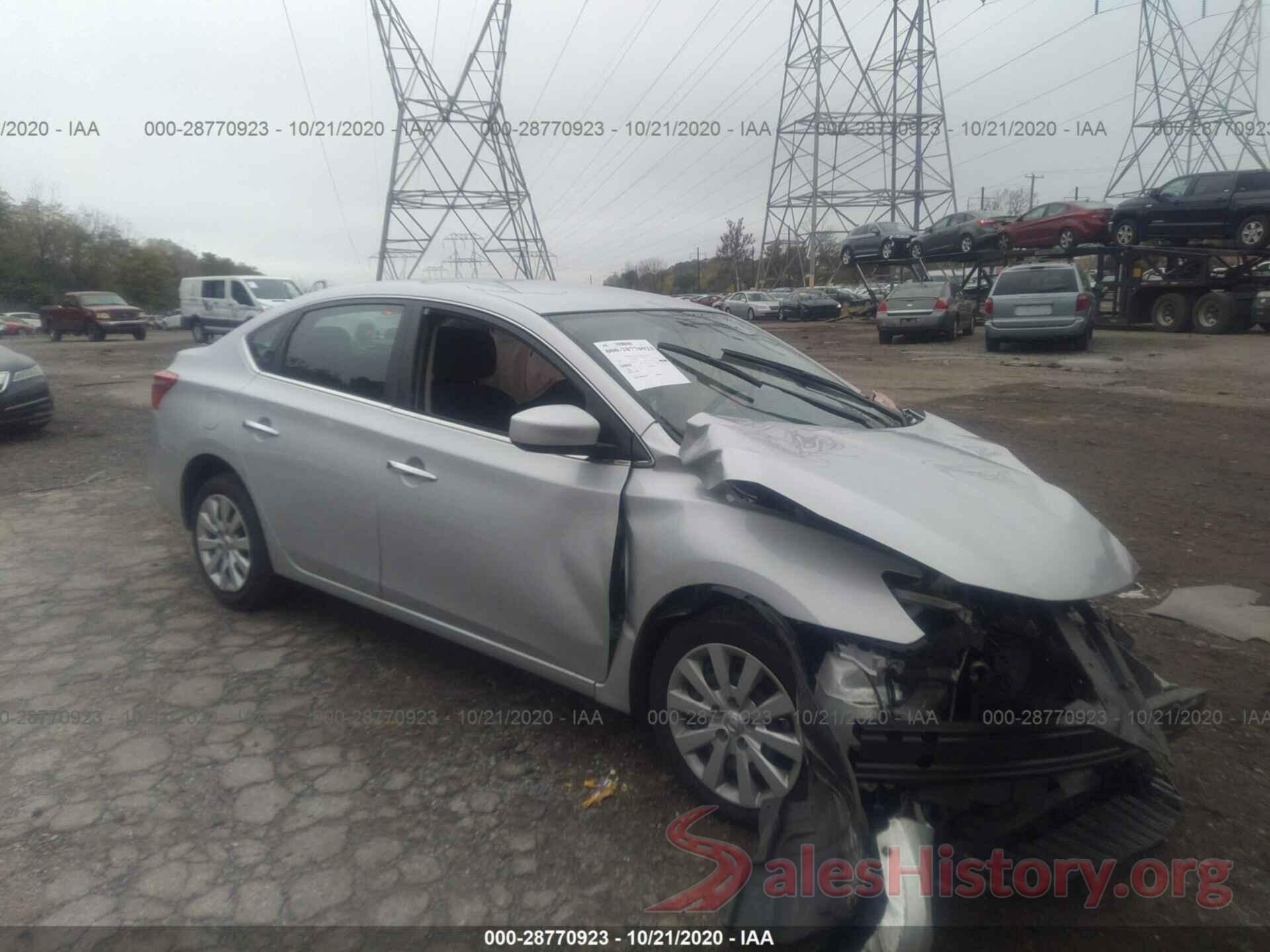 3N1AB7AP9KY354078 2019 NISSAN SENTRA