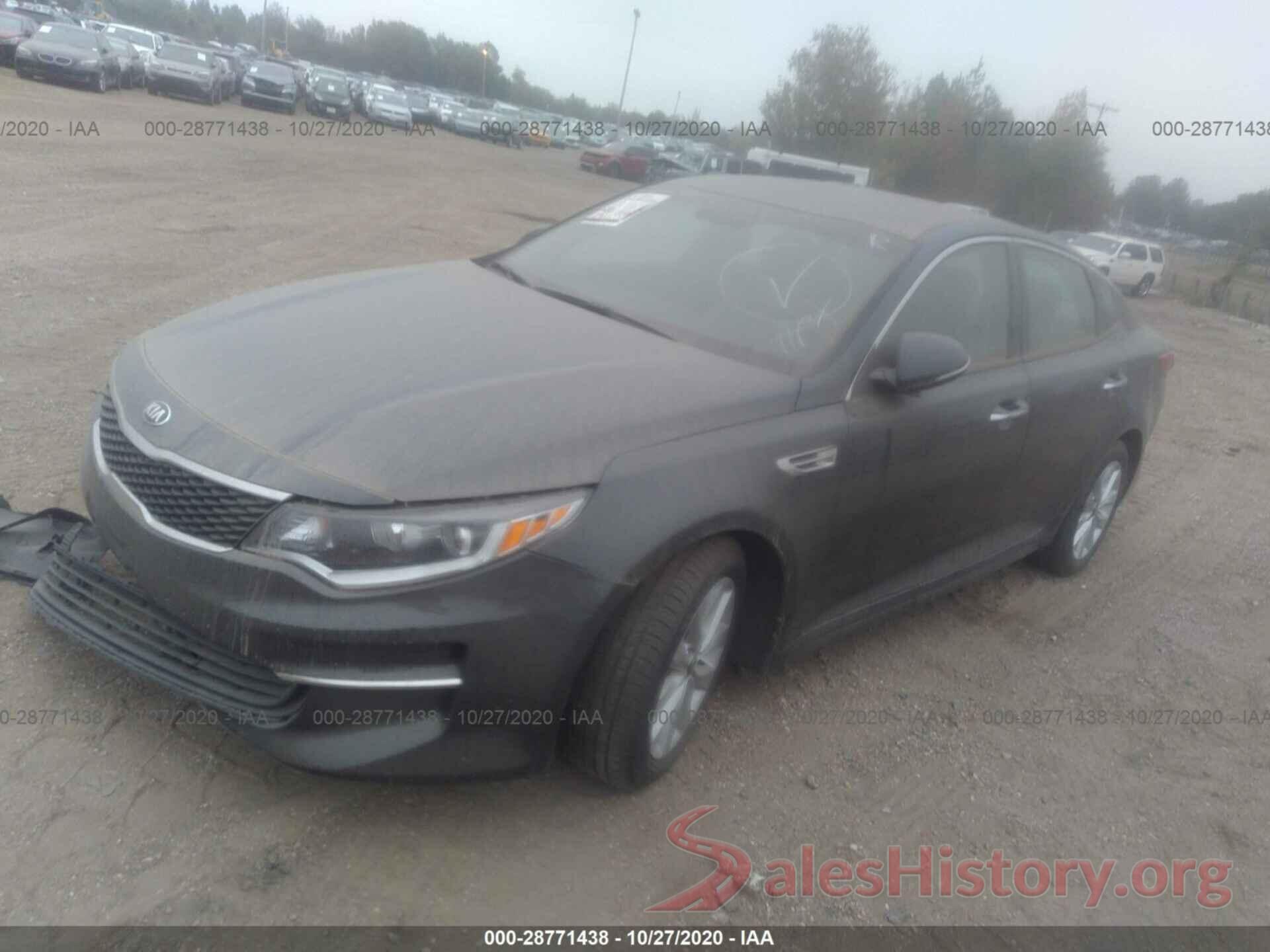 5XXGT4L33GG076291 2016 KIA OPTIMA