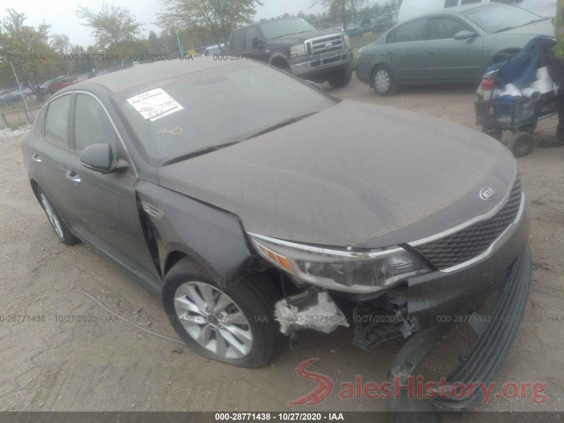 5XXGT4L33GG076291 2016 KIA OPTIMA