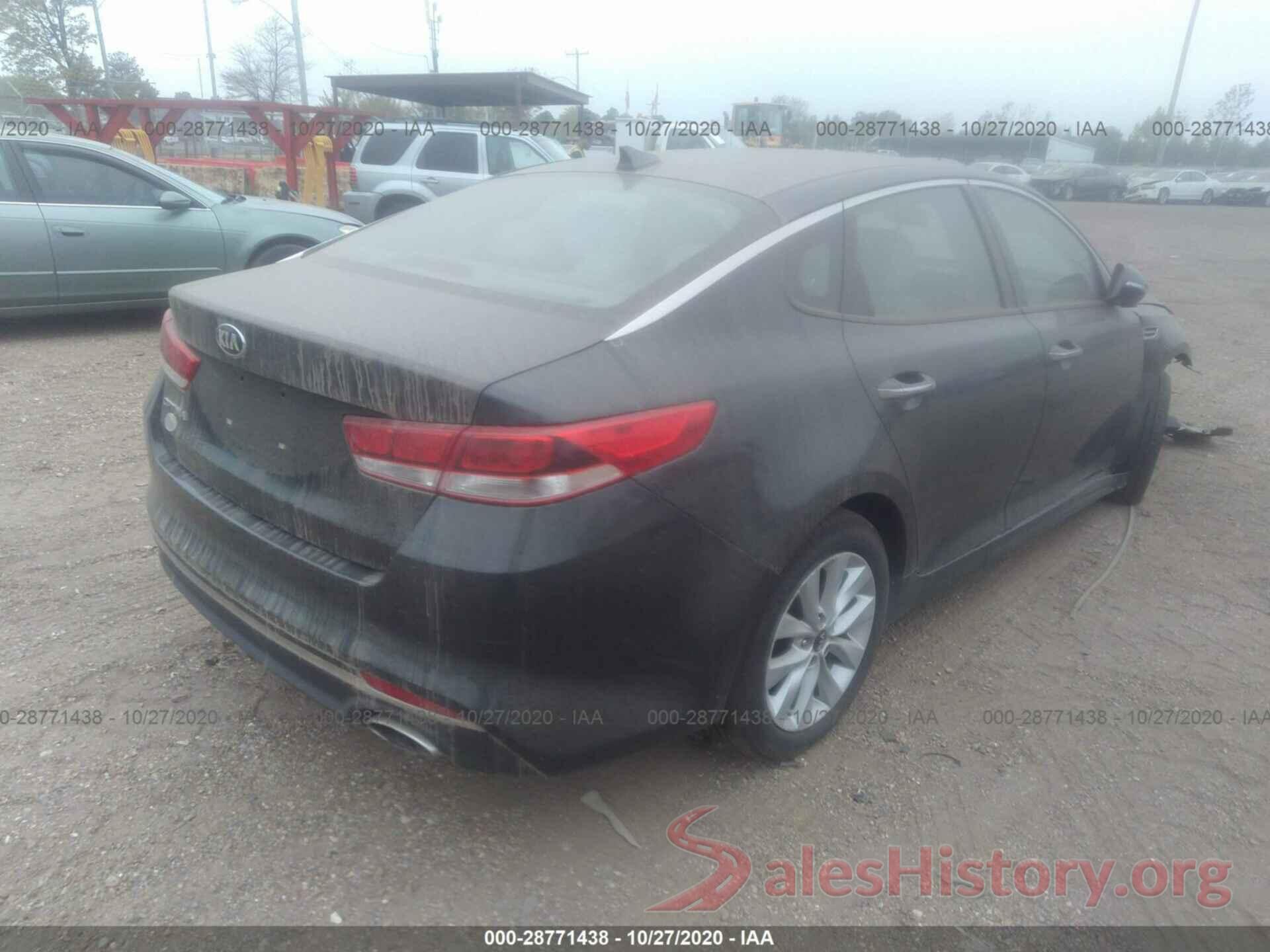 5XXGT4L33GG076291 2016 KIA OPTIMA