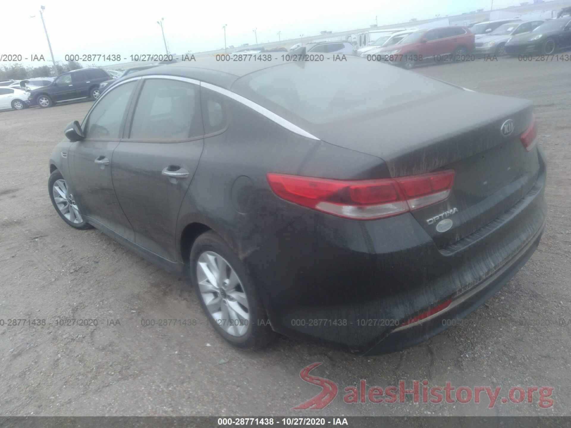 5XXGT4L33GG076291 2016 KIA OPTIMA