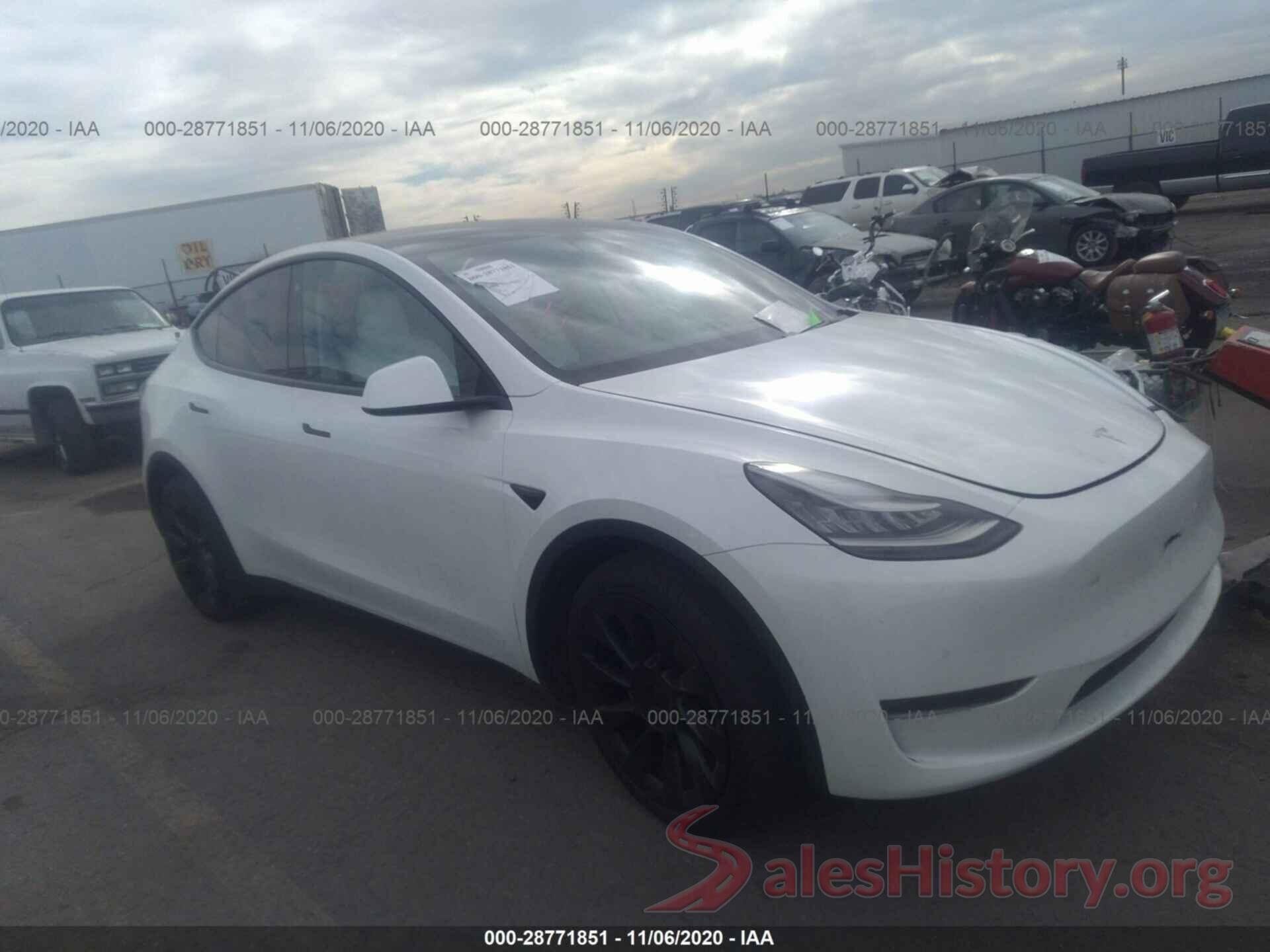 5YJYGDEE5LF040543 2020 TESLA MODEL Y