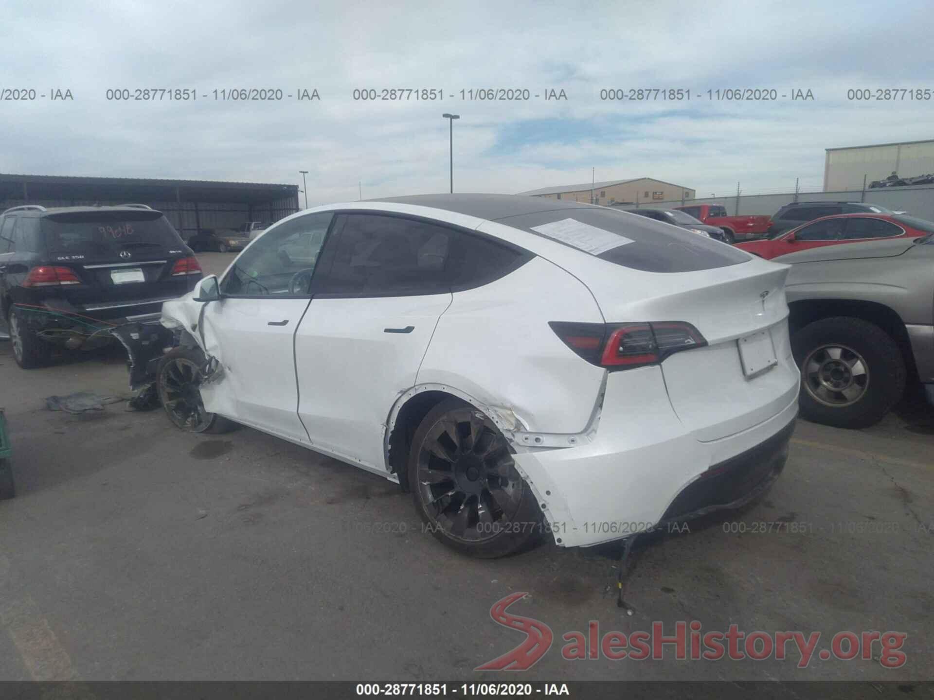 5YJYGDEE5LF040543 2020 TESLA MODEL Y