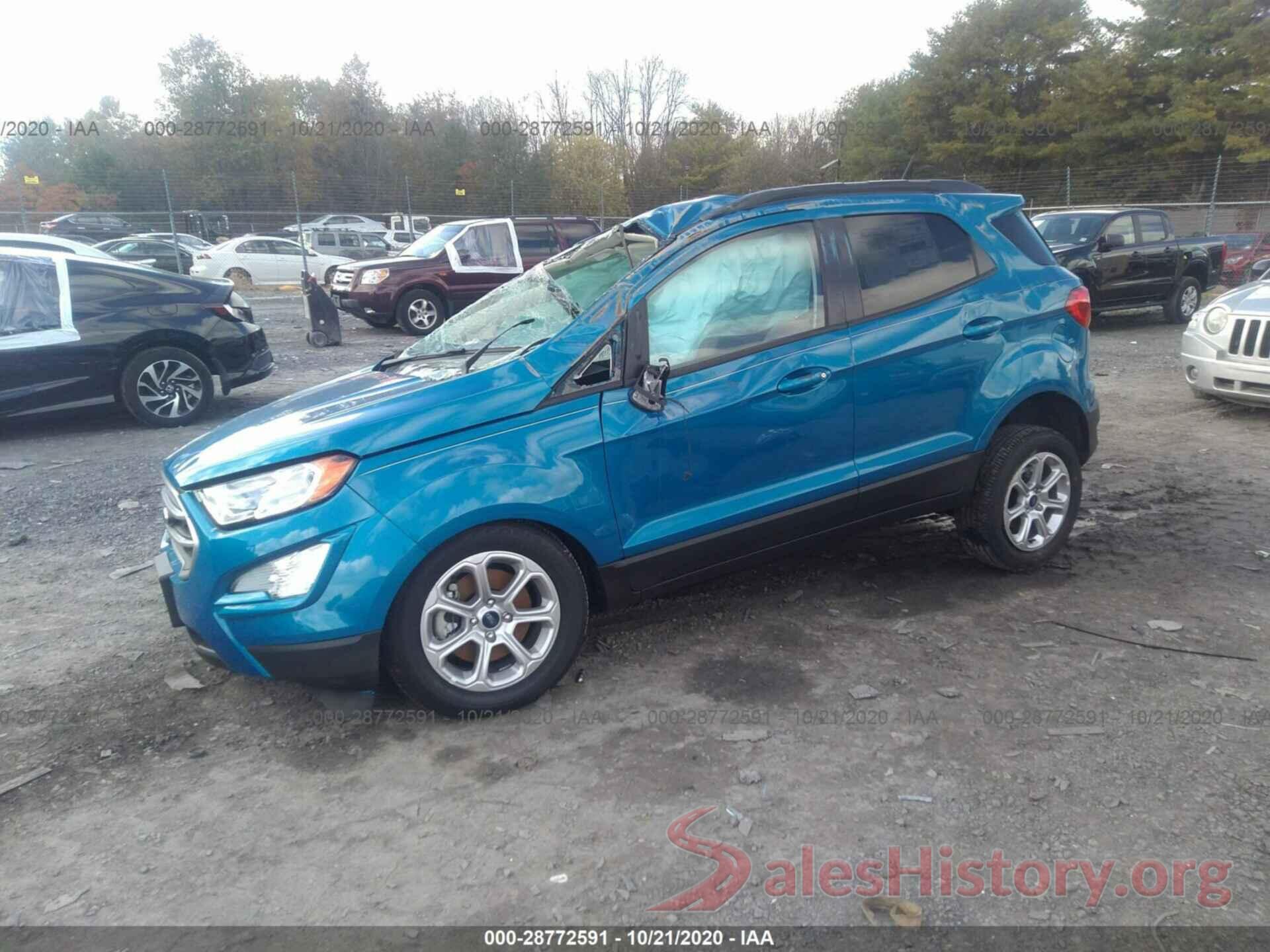 MAJ6S3GL9LC357191 2020 FORD ECOSPORT