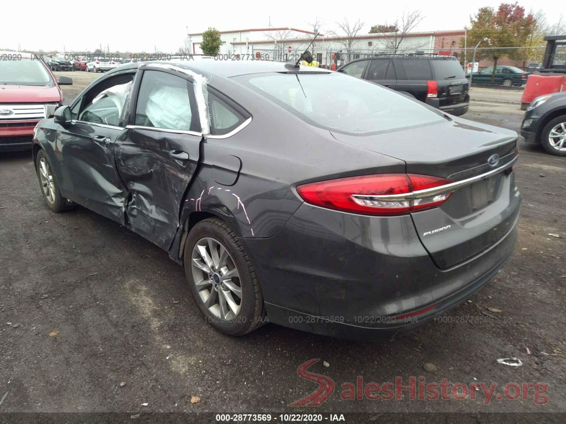 3FA6P0HD3HR311257 2017 FORD FUSION