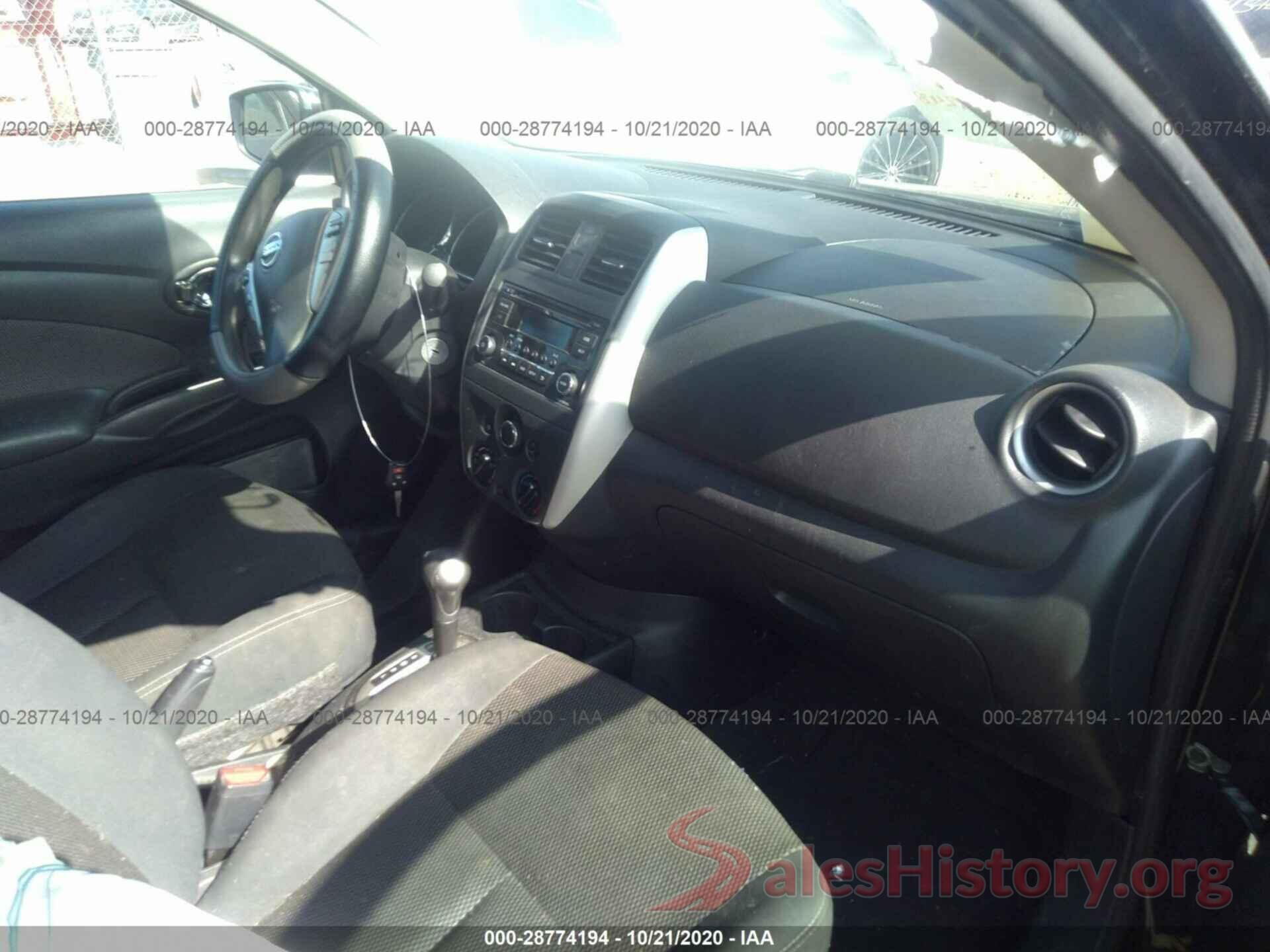 3N1CN7AP0GL809985 2016 NISSAN VERSA