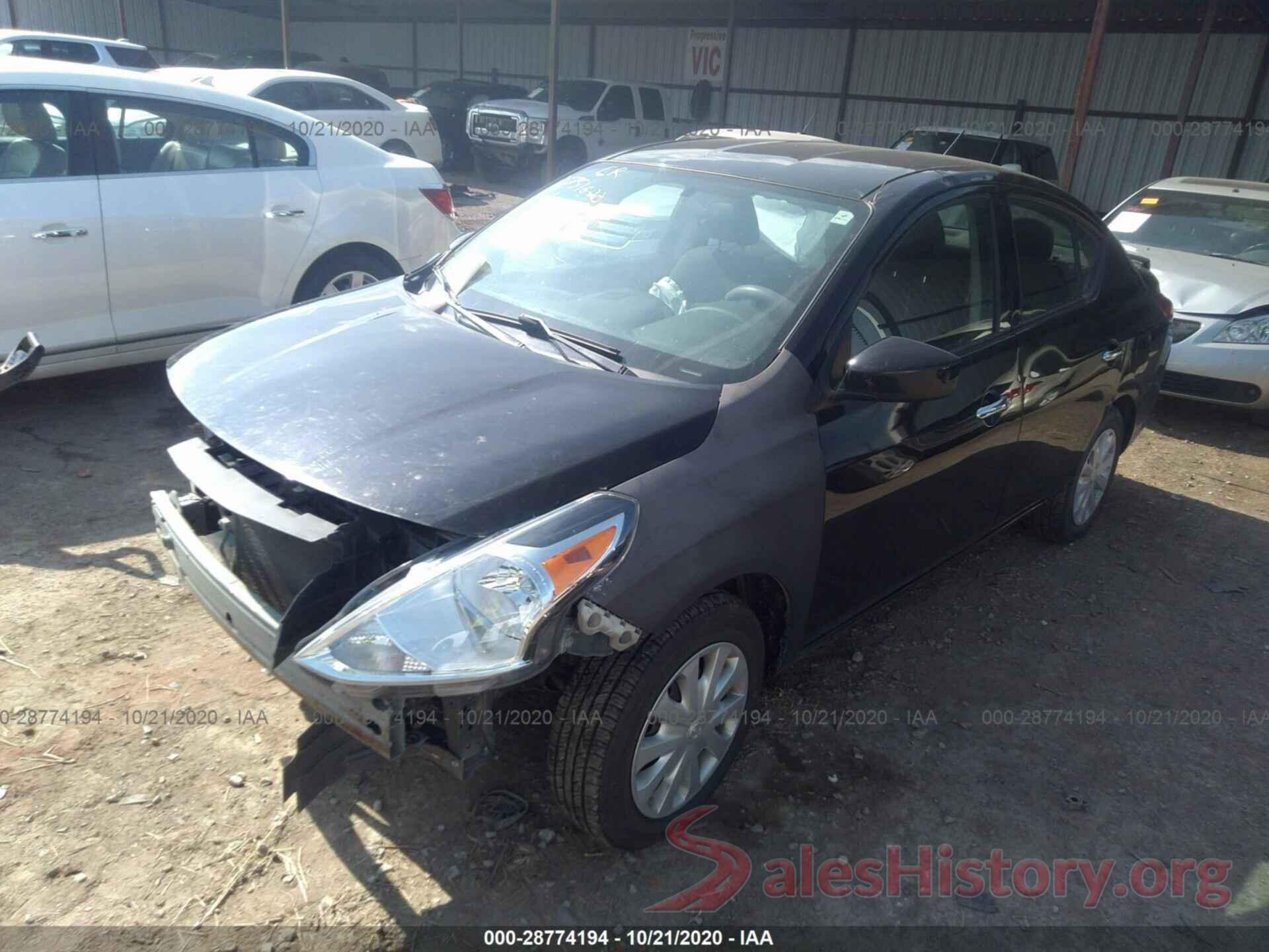 3N1CN7AP0GL809985 2016 NISSAN VERSA