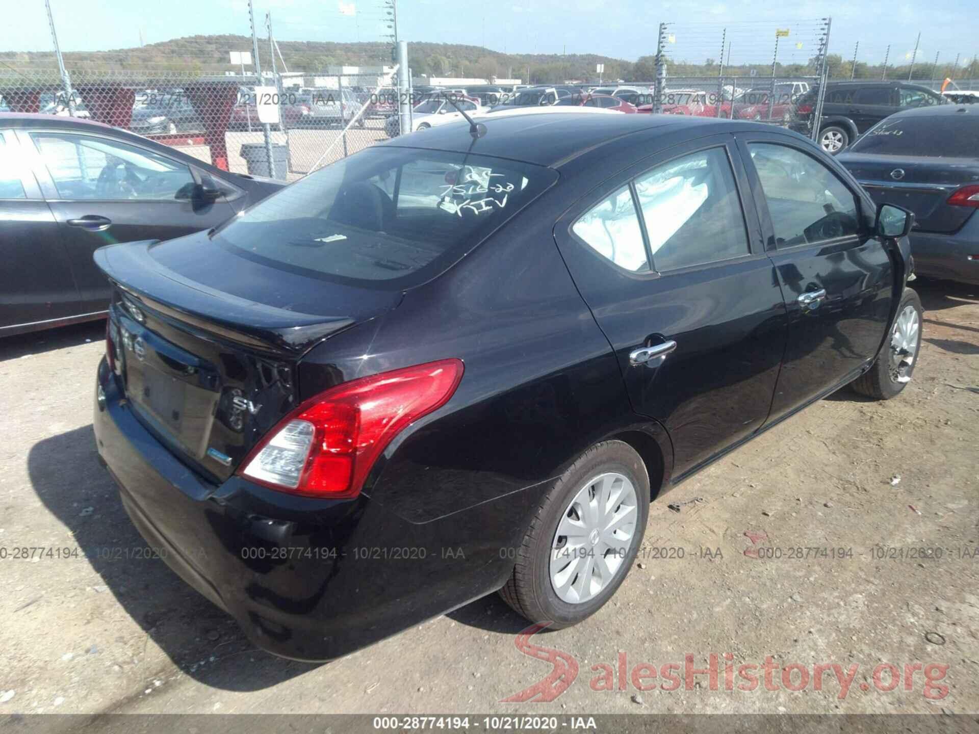 3N1CN7AP0GL809985 2016 NISSAN VERSA