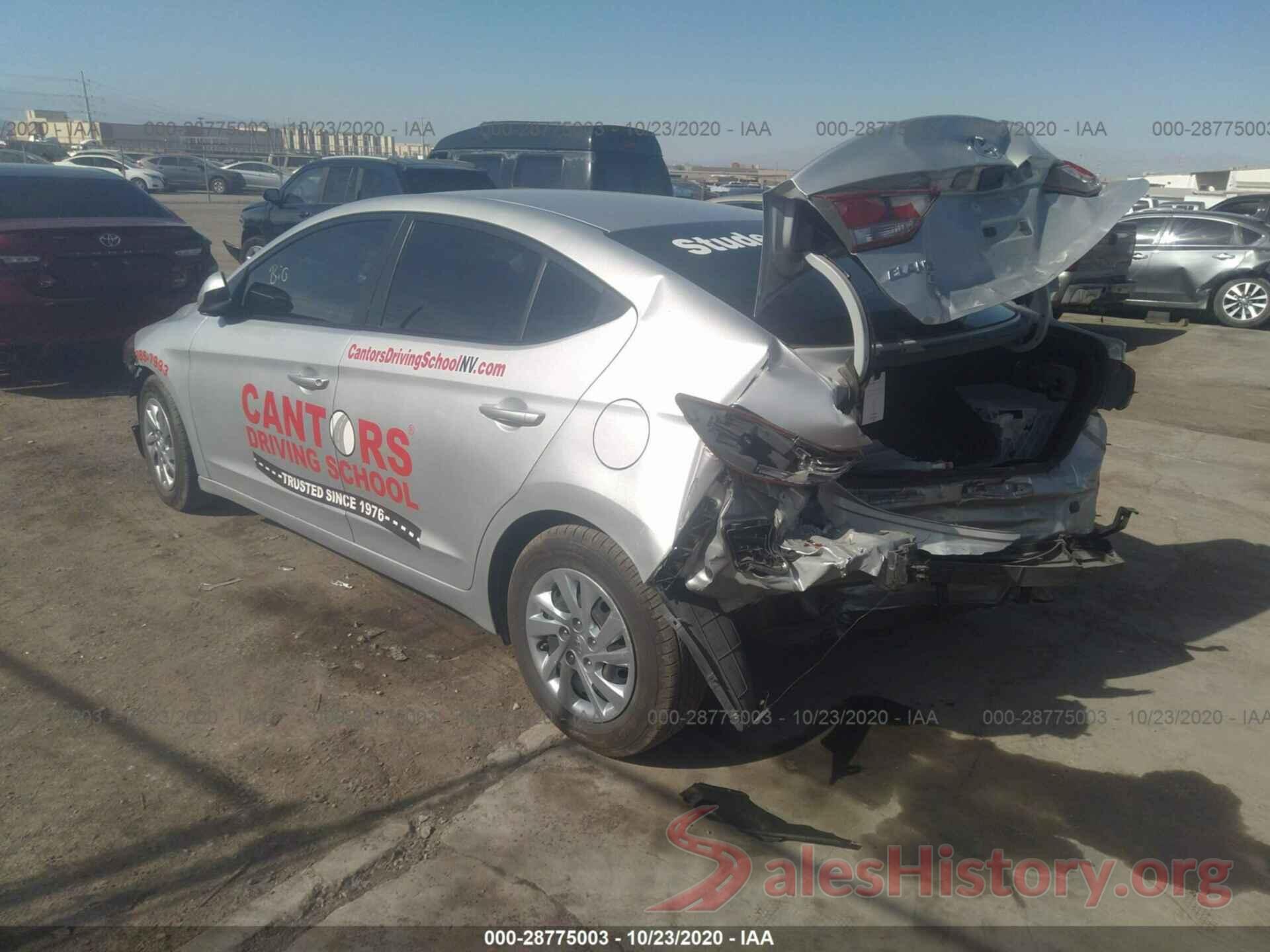 KMHD74LF4JU609408 2018 HYUNDAI ELANTRA