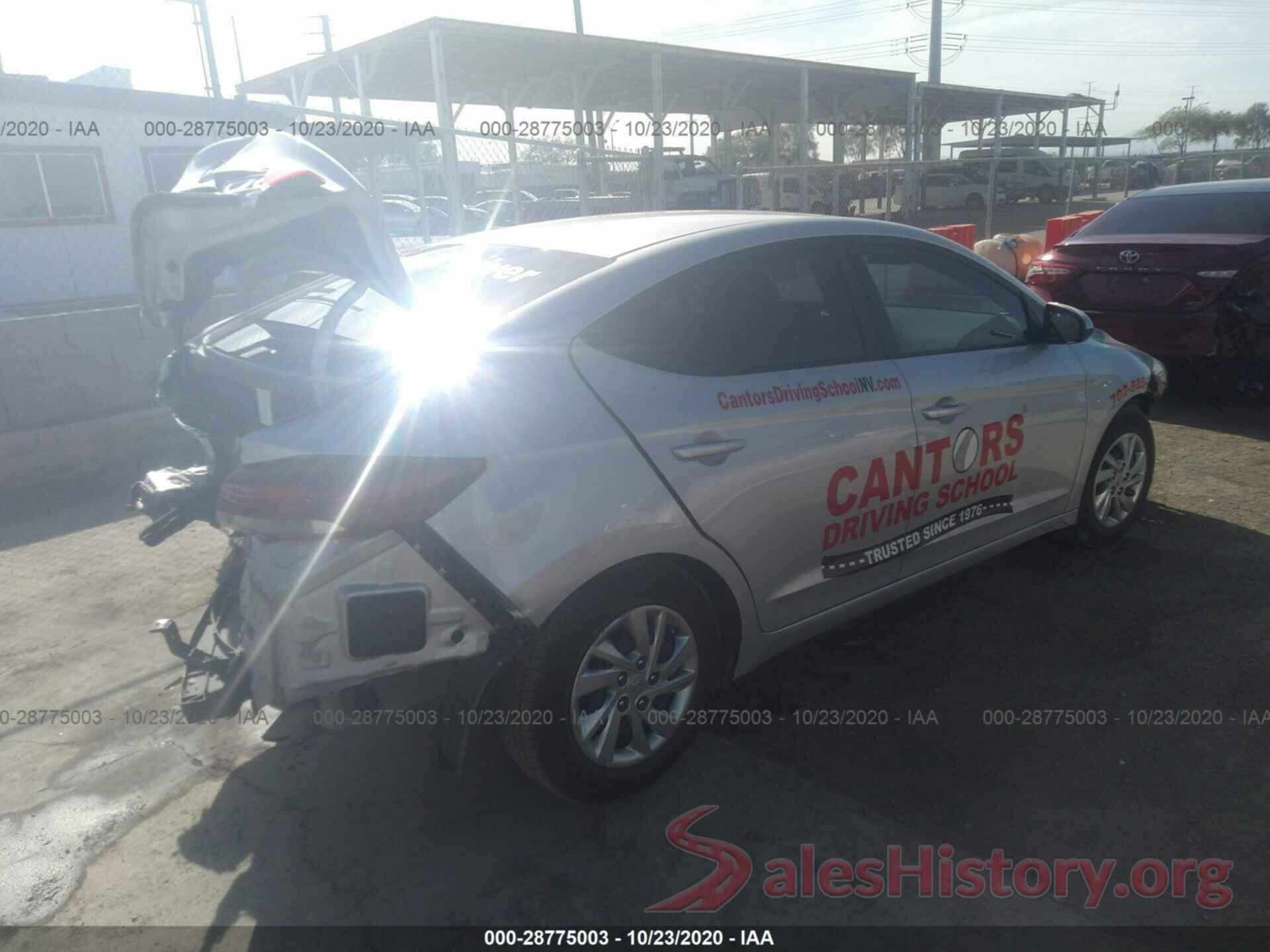 KMHD74LF4JU609408 2018 HYUNDAI ELANTRA