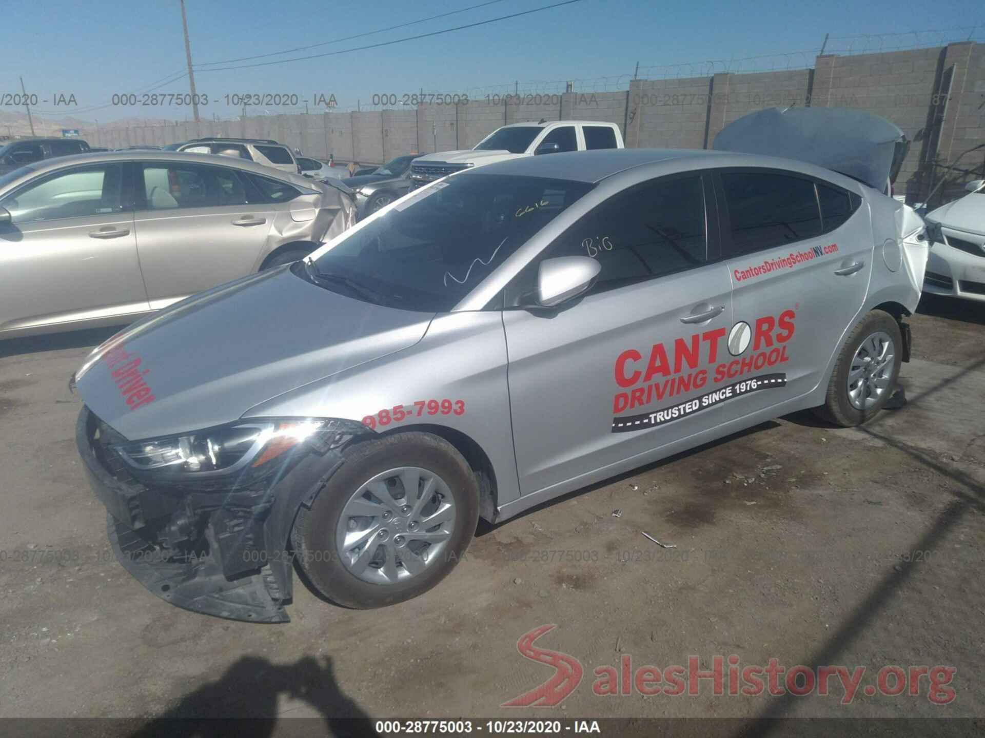 KMHD74LF4JU609408 2018 HYUNDAI ELANTRA