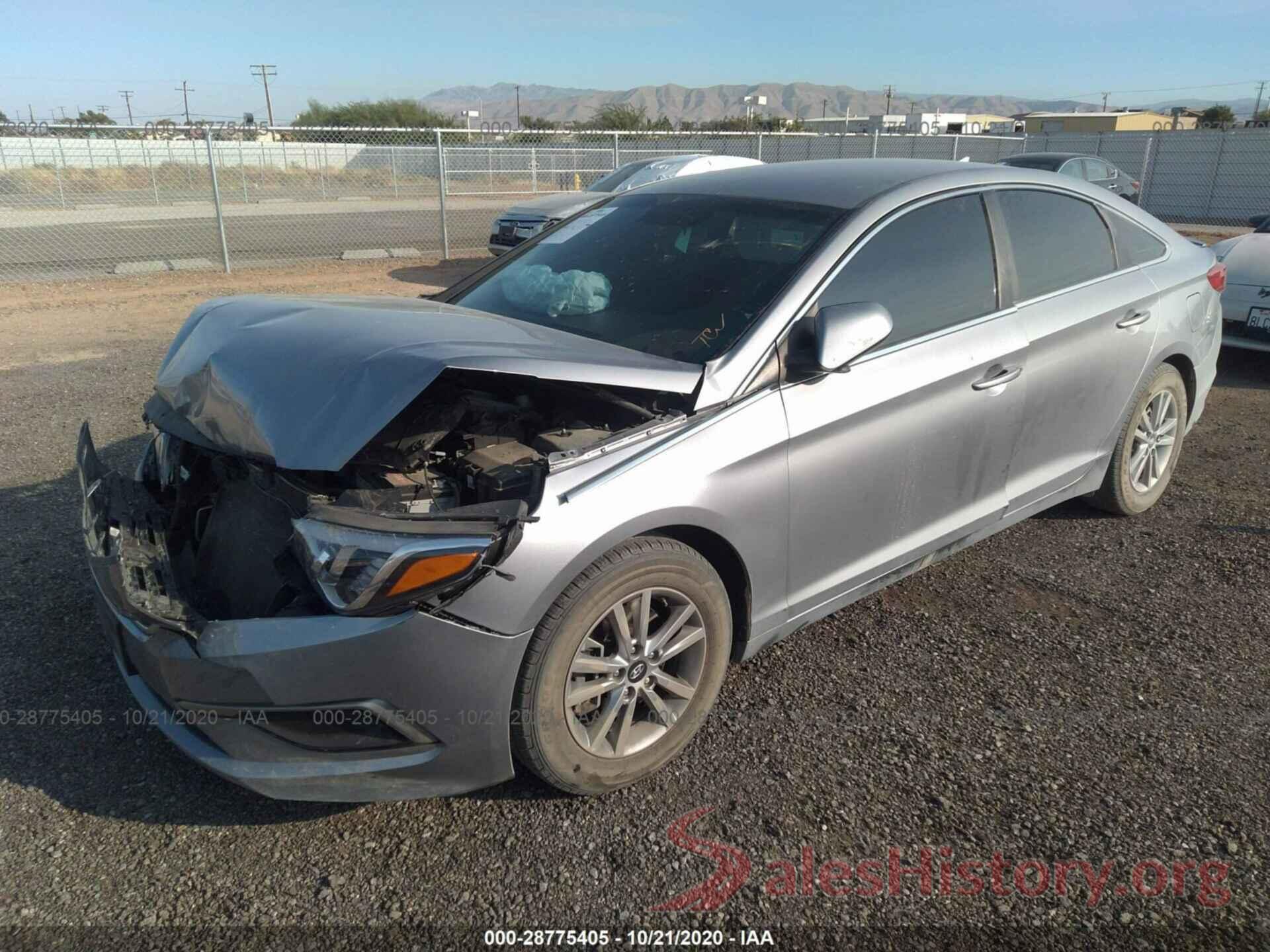 5NPE24AF2HH557307 2017 HYUNDAI SONATA