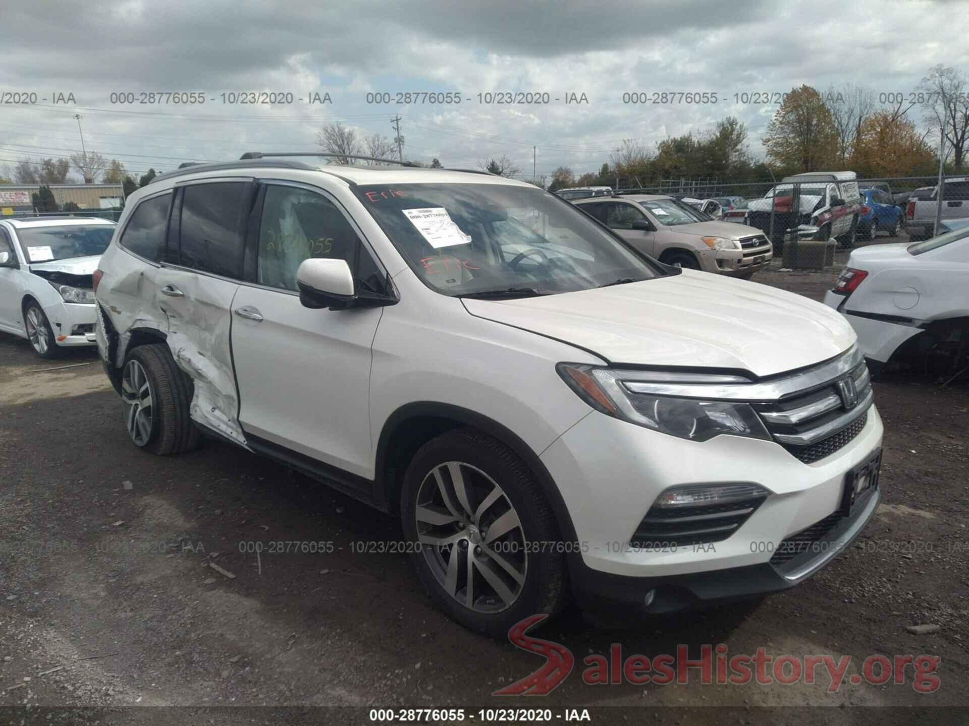 5FNYF6H9XGB039438 2016 HONDA PILOT