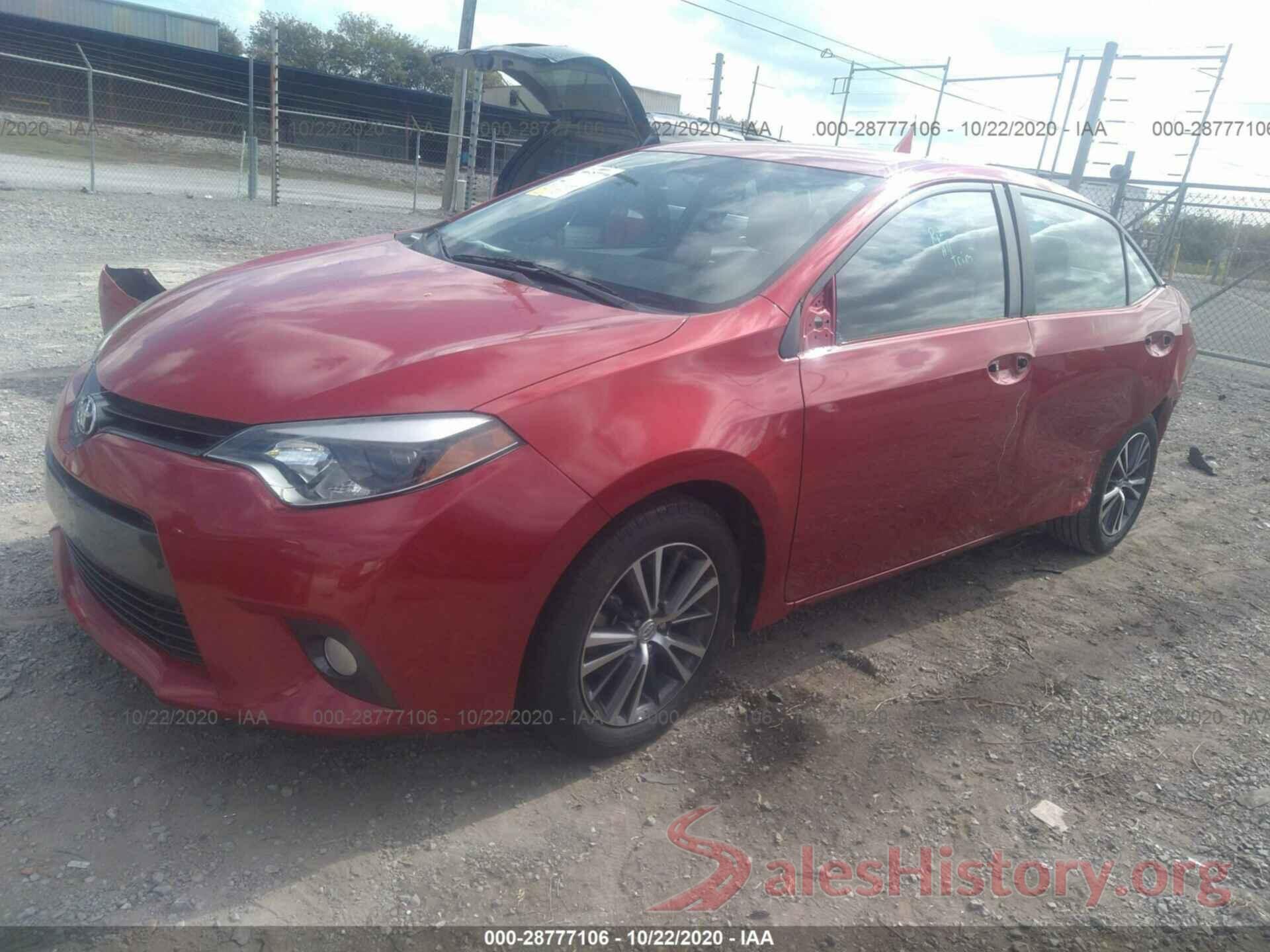 2T1BURHE5GC506439 2016 TOYOTA COROLLA