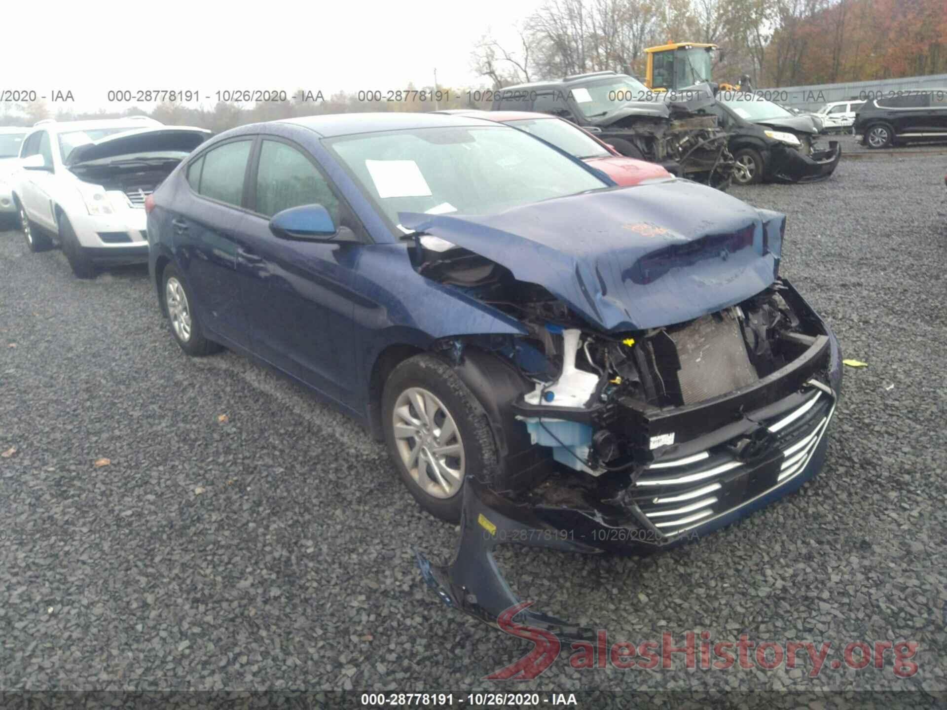 5NPD74LF7JH347530 2018 HYUNDAI ELANTRA