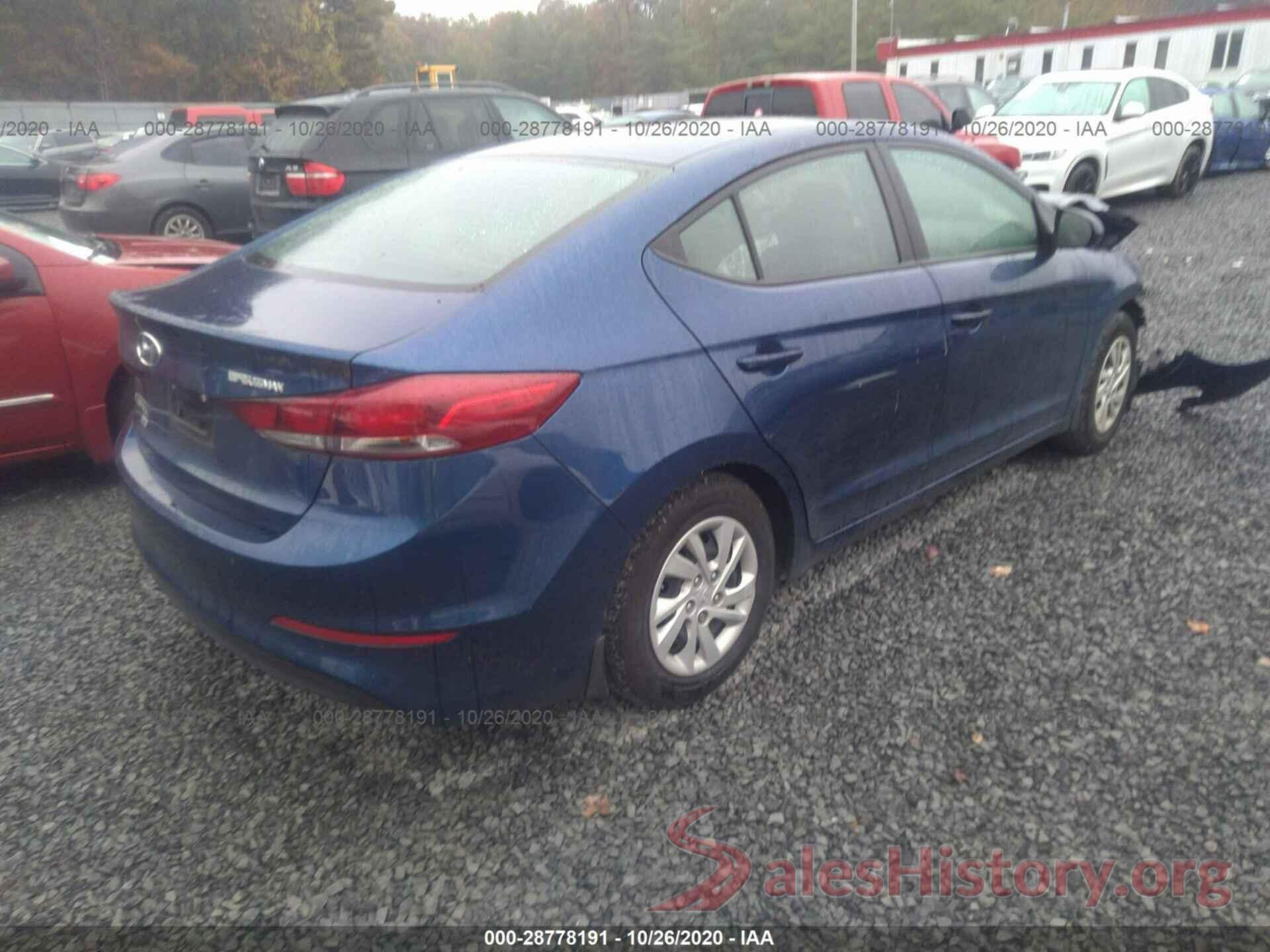 5NPD74LF7JH347530 2018 HYUNDAI ELANTRA