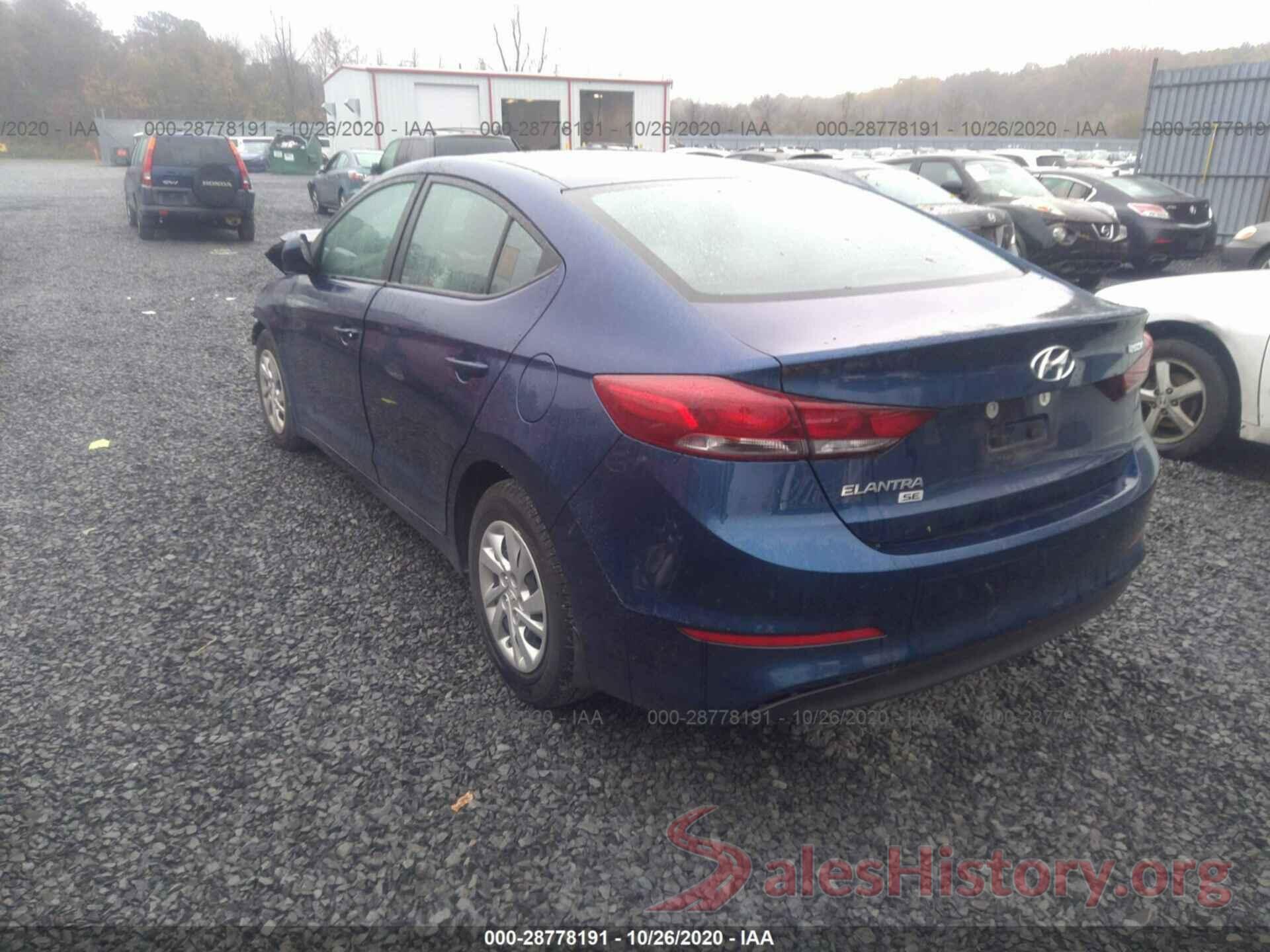 5NPD74LF7JH347530 2018 HYUNDAI ELANTRA