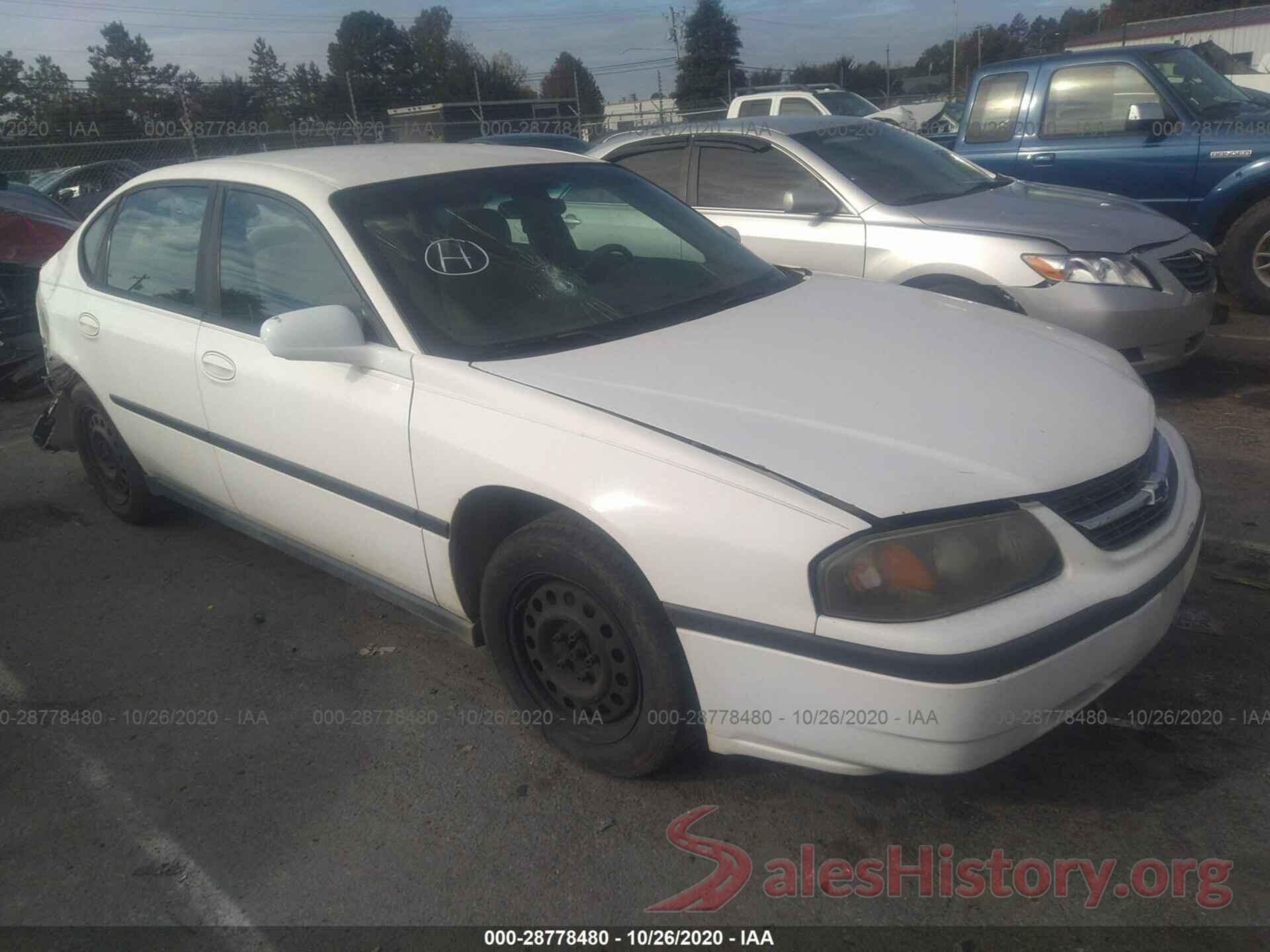 5YFBURHE9KP928514 2004 CHEVROLET IMPALA