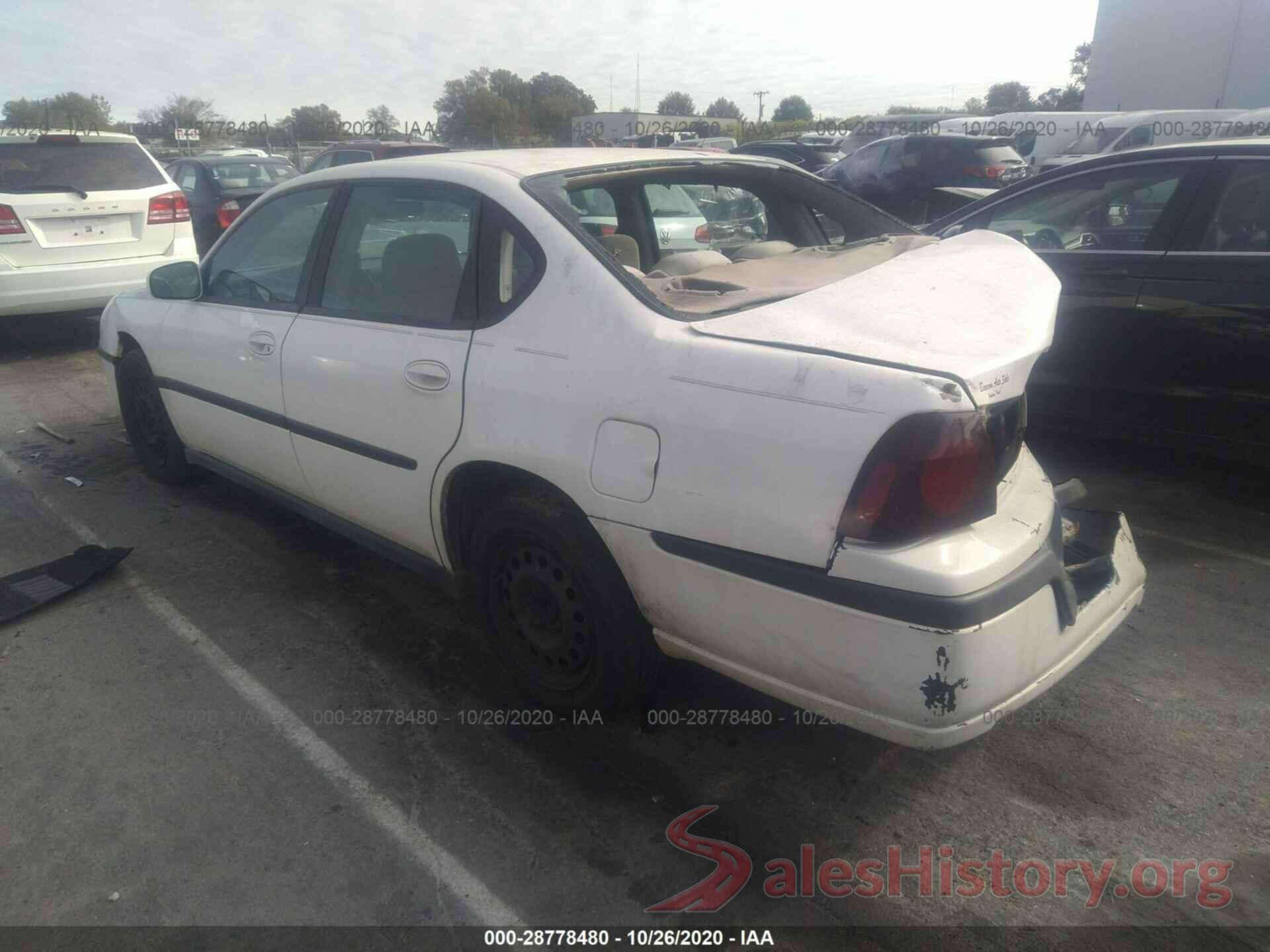 5YFBURHE9KP928514 2004 CHEVROLET IMPALA