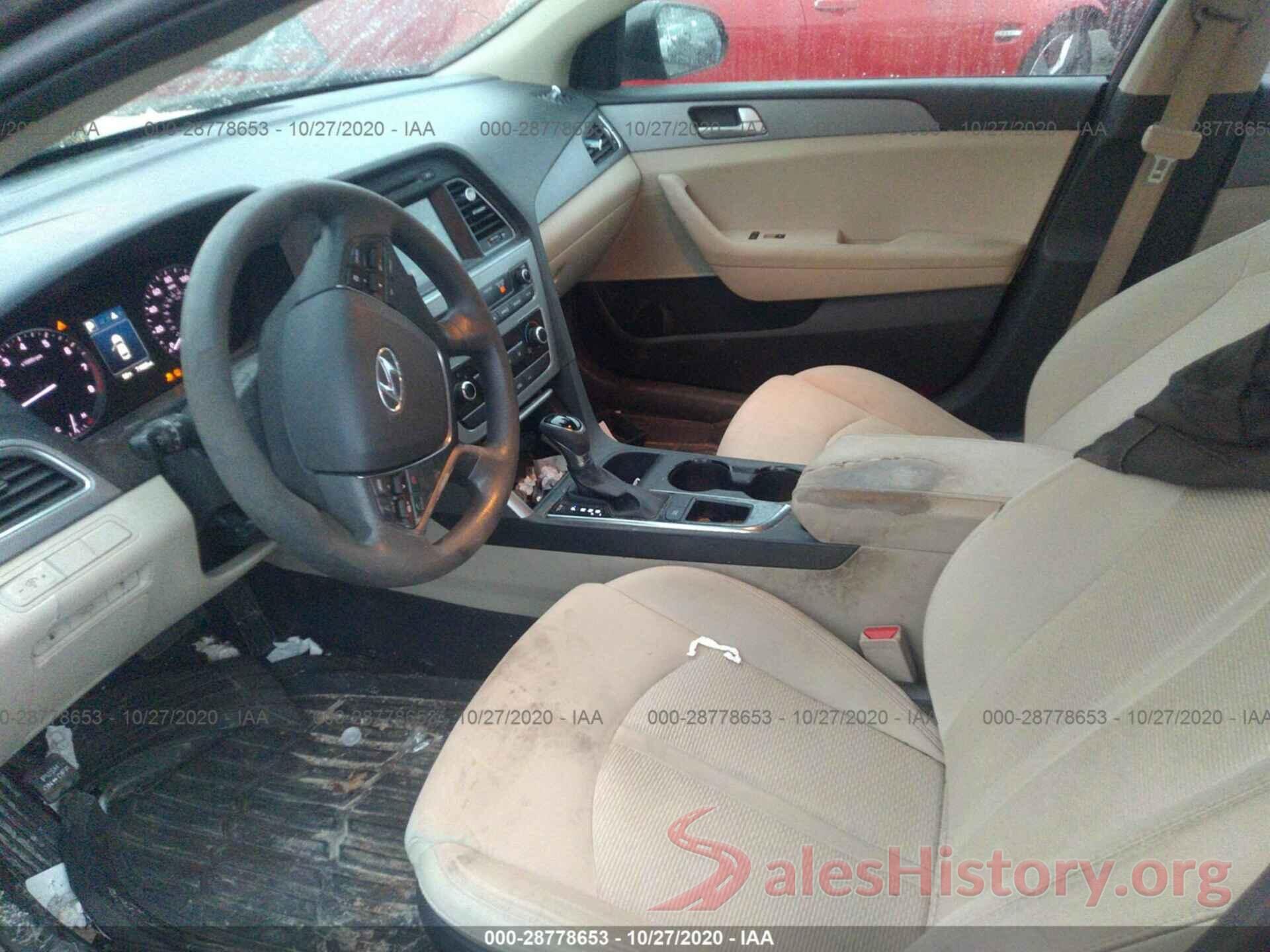 5NPE24AF5GH270395 2016 HYUNDAI SONATA