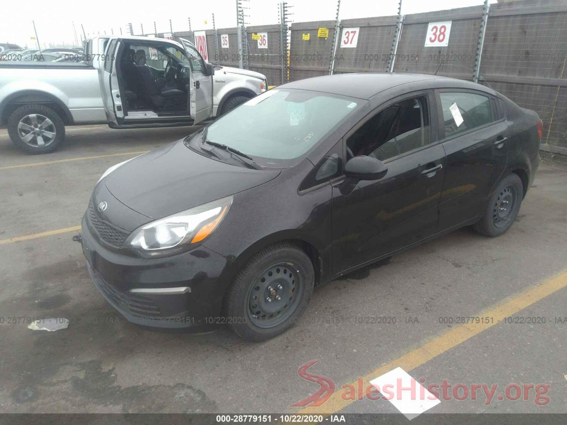 KNADM4A30H6015822 2017 KIA RIO