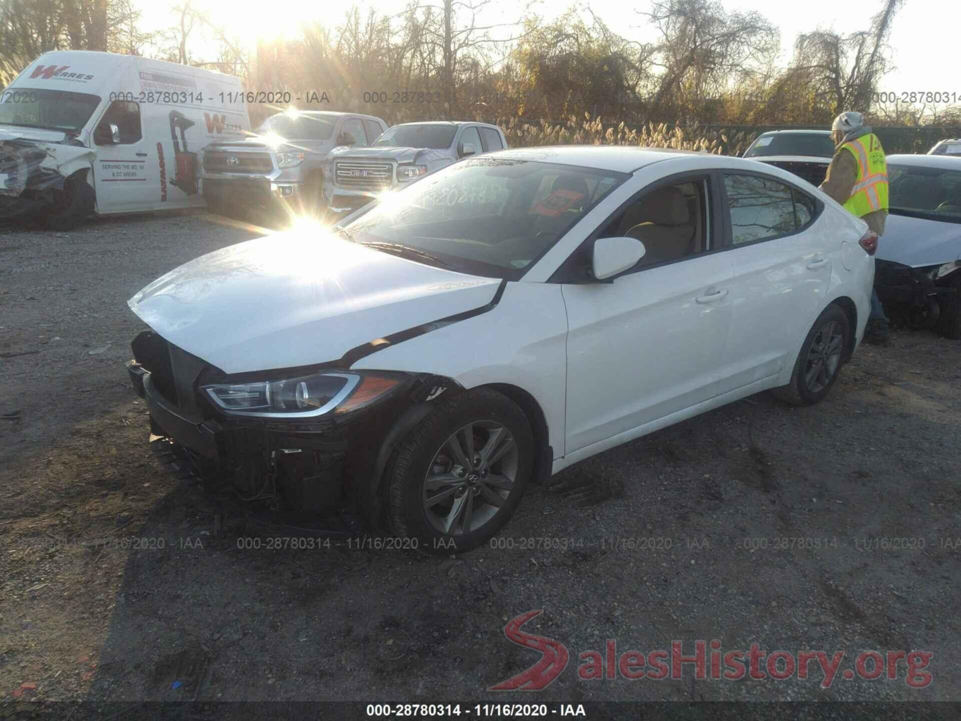 5NPD84LF3JH343262 2018 HYUNDAI ELANTRA