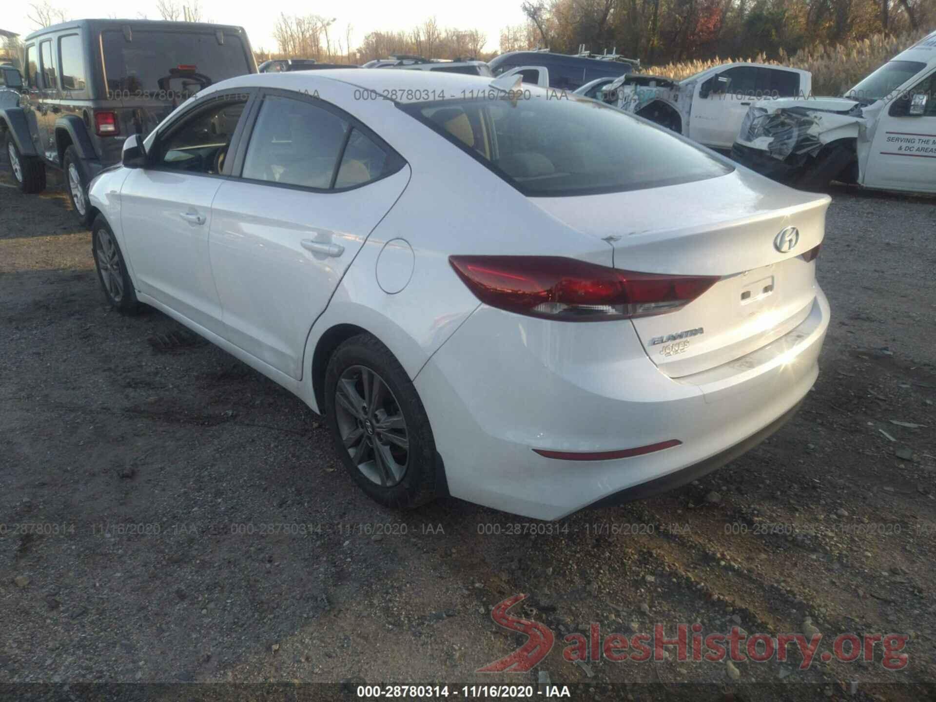 5NPD84LF3JH343262 2018 HYUNDAI ELANTRA