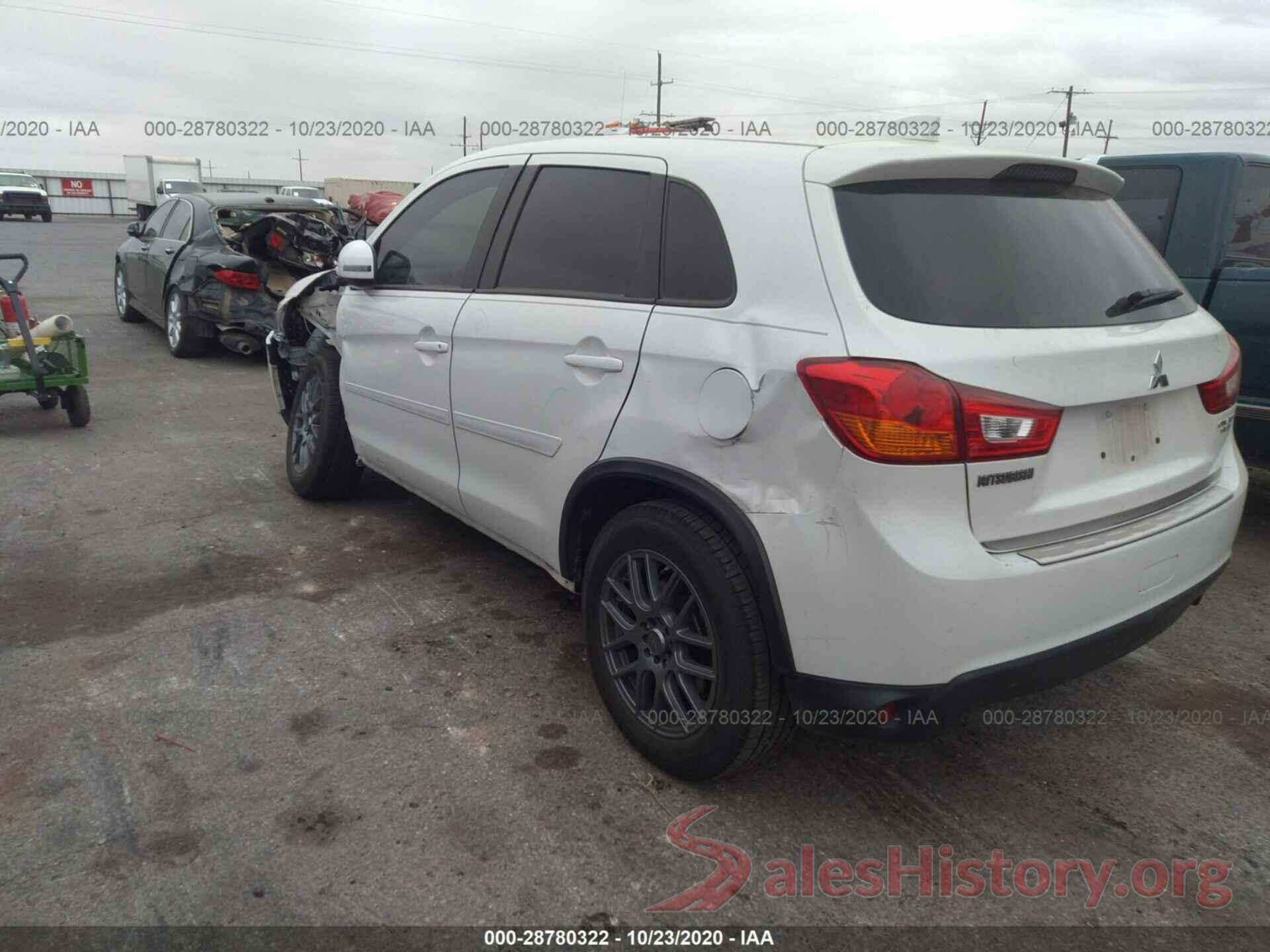 JA4AP3AU6HZ003991 2017 MITSUBISHI OUTLANDER SPORT